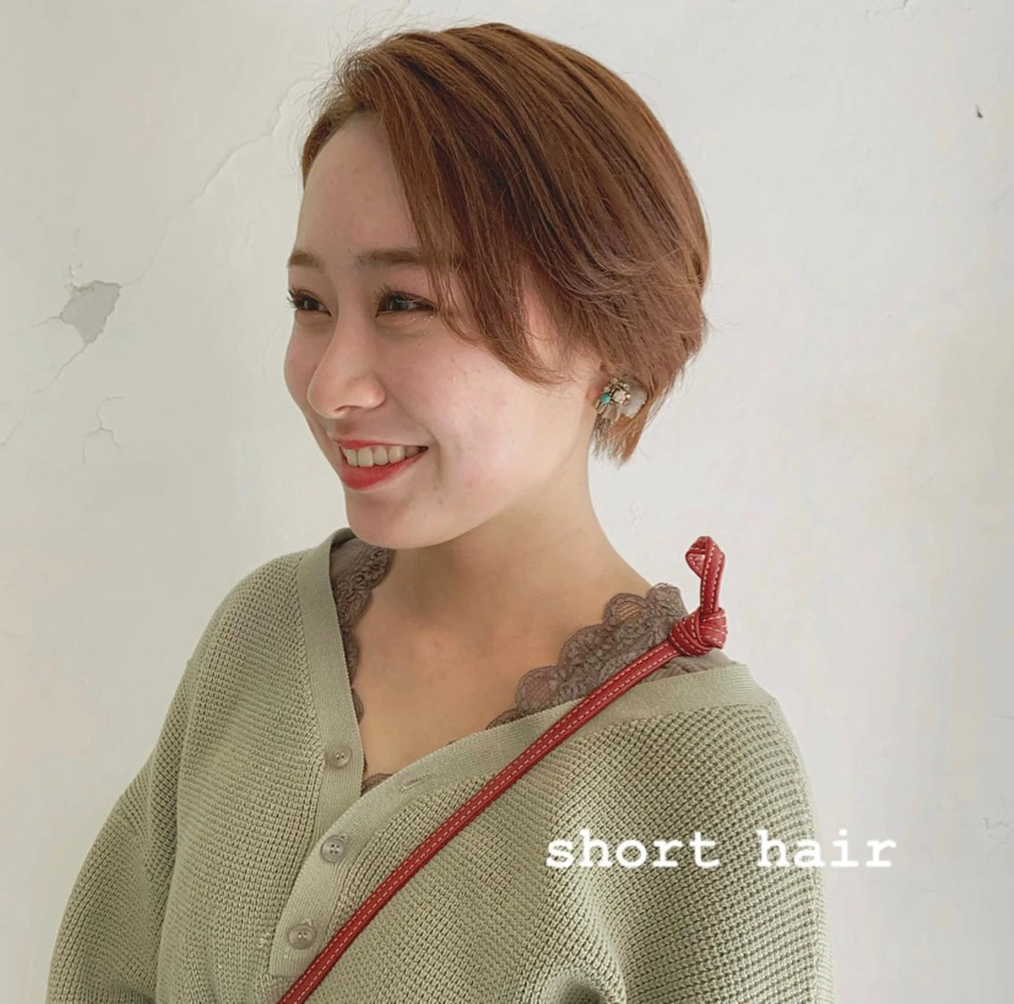 ショート カット 似合わせカットカラー ♡佐藤捺美のヘアスタイル