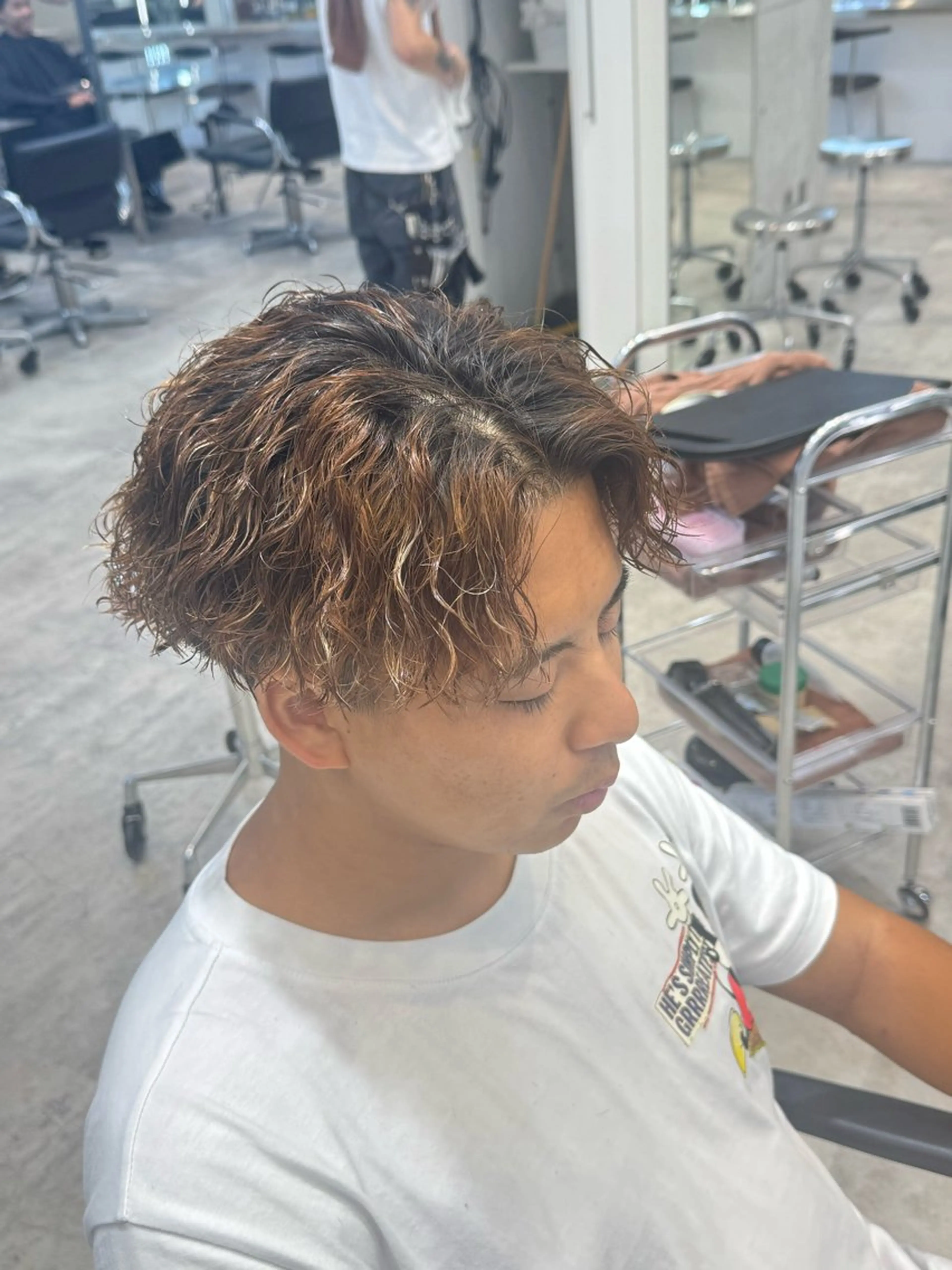 ショート パーマ カット パーマ fifth 児玉達哉 当日予約🙆のヘアスタイル