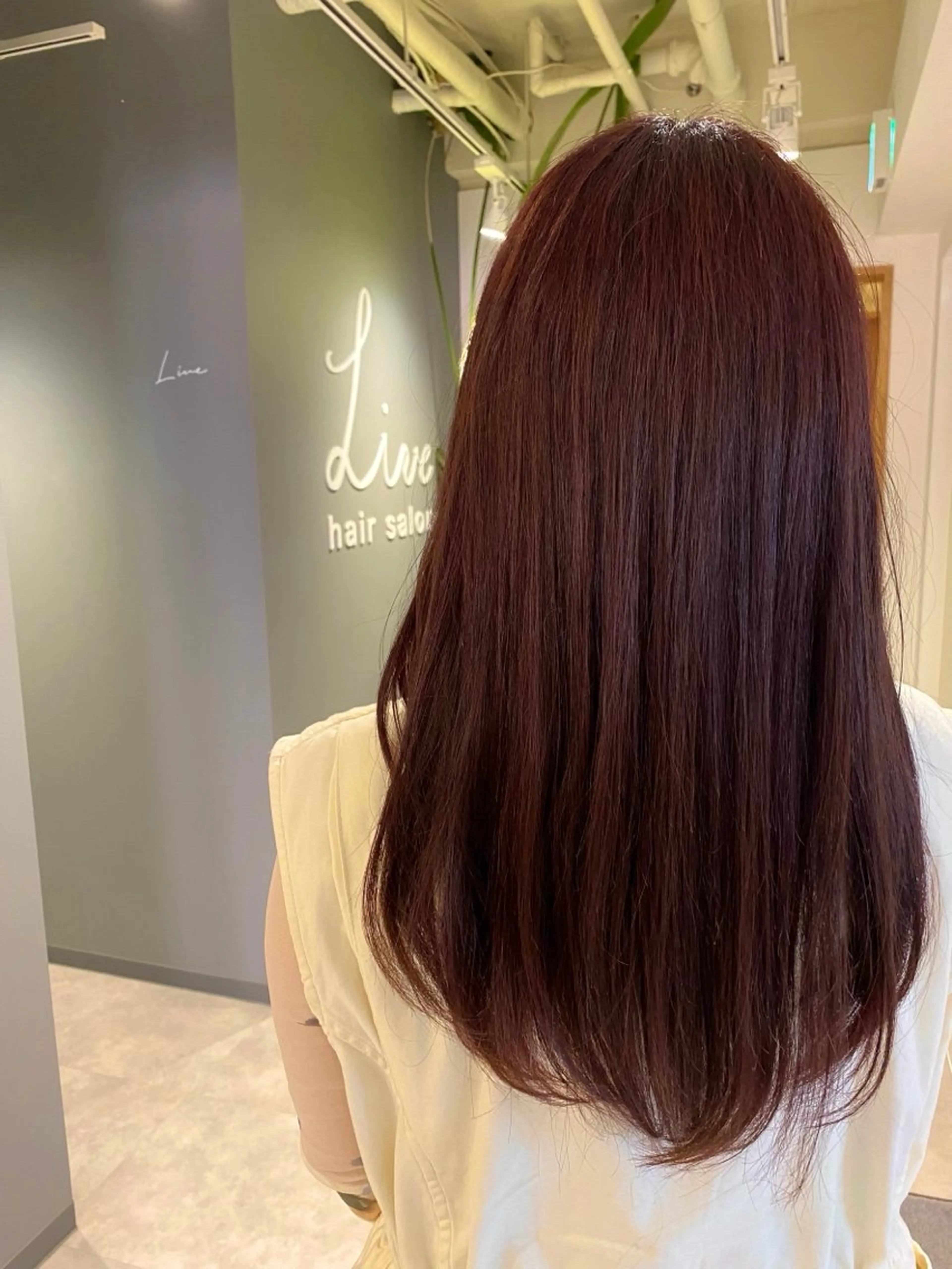 ロング カラー りせ 🧸𖤐久米川のヘアスタイル