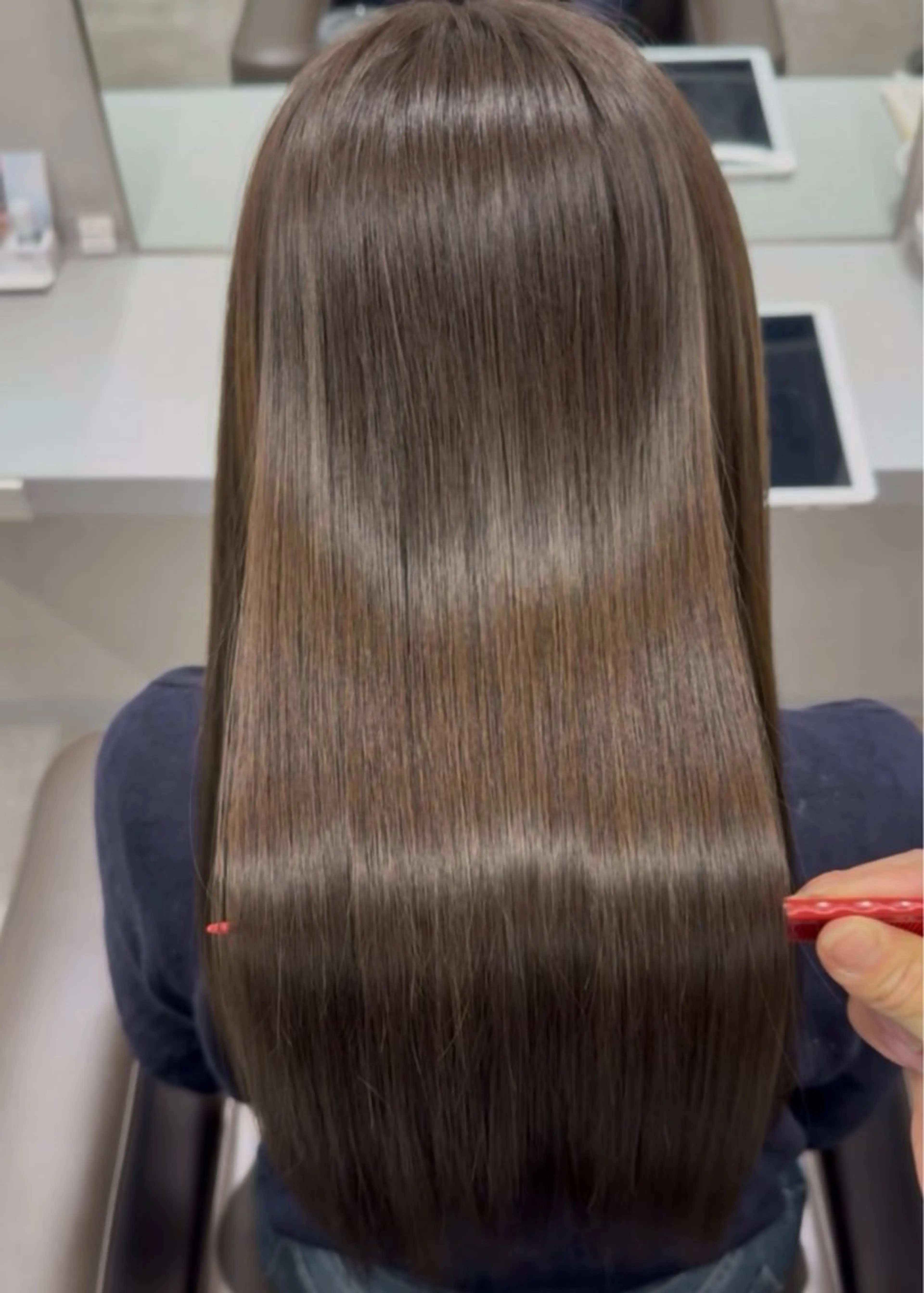 ロング パツボブ/レイヤー 西梅田/かえで🎀のヘアスタイル