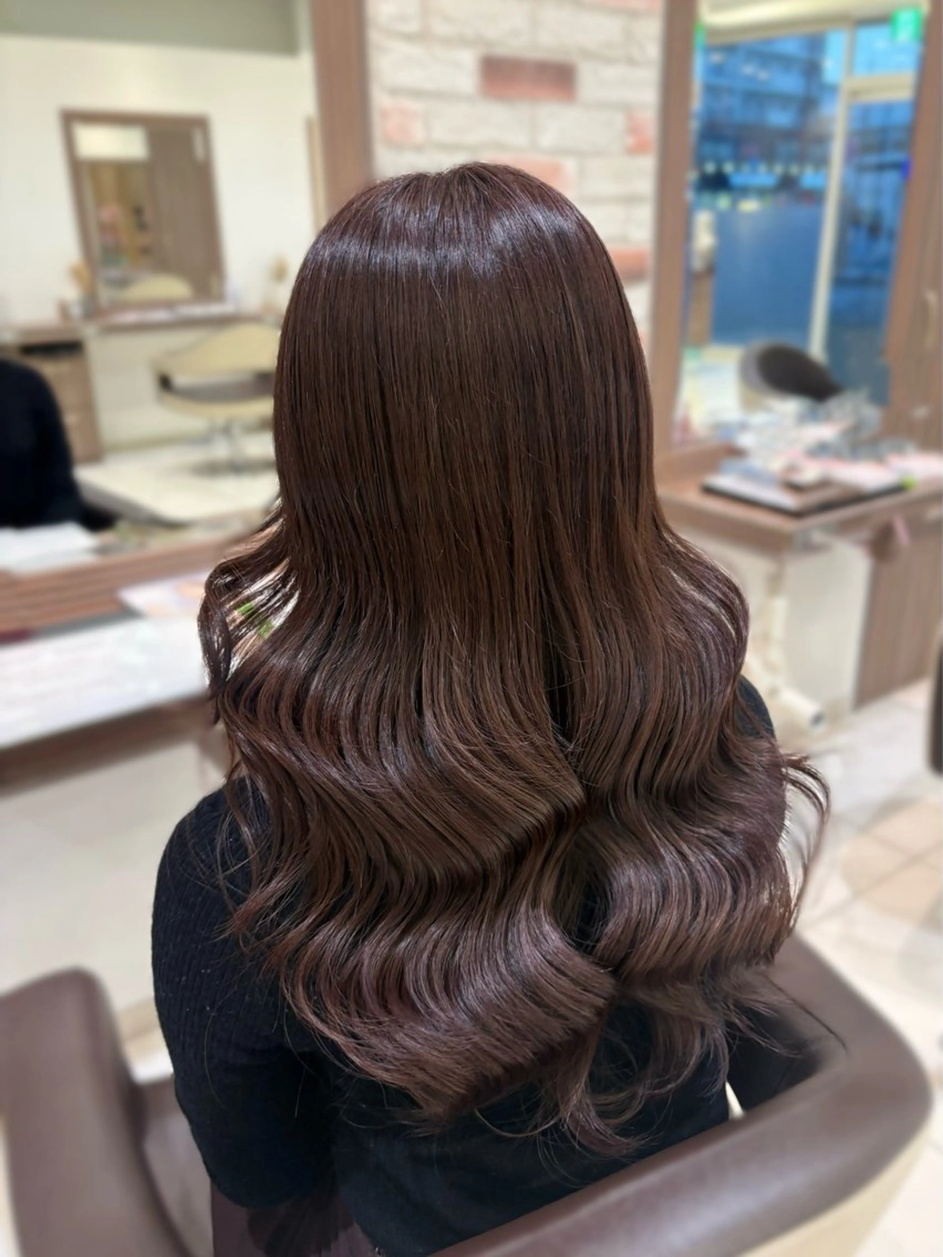 セミロング カラー ヘアカラー 🤍透明感カラー・ きらら‎🤍のヘアスタイル