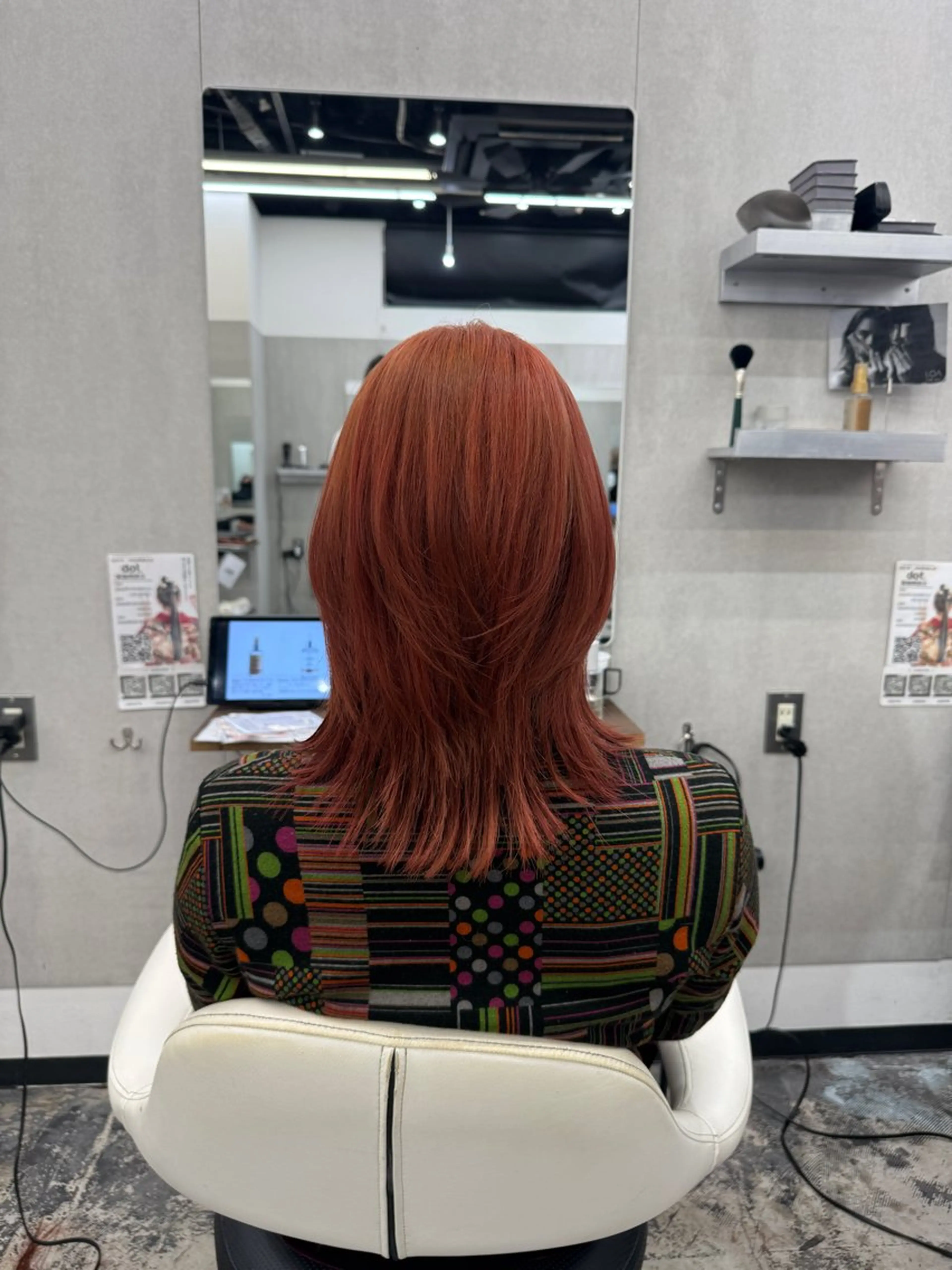 【スタイリスト試験モデル様✨✨】カット+ブリーチありダブルカラーの写真