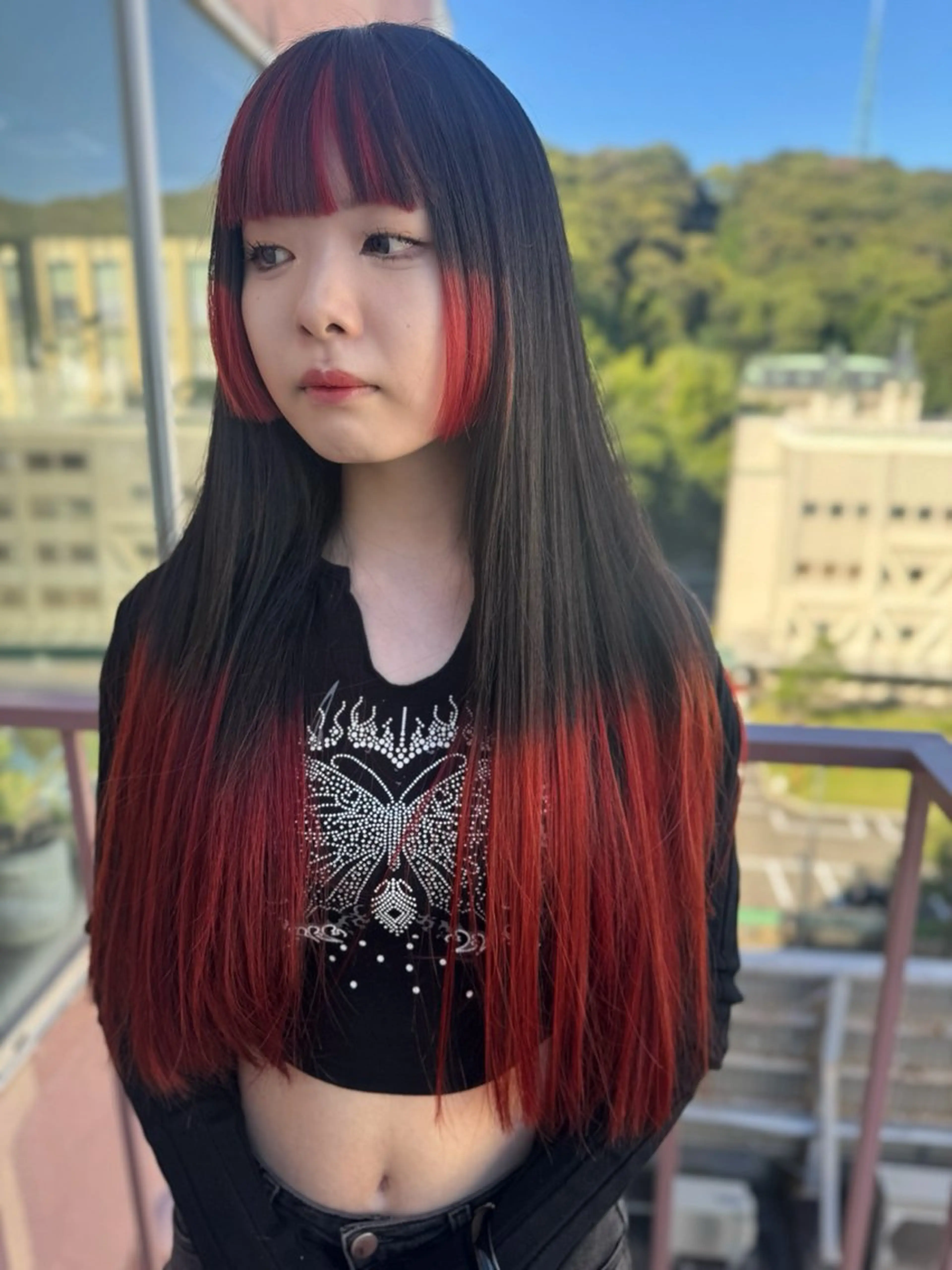 ロング カラー デザインカラー ヘアカラー Viage （ビアージュ）のヘアスタイル