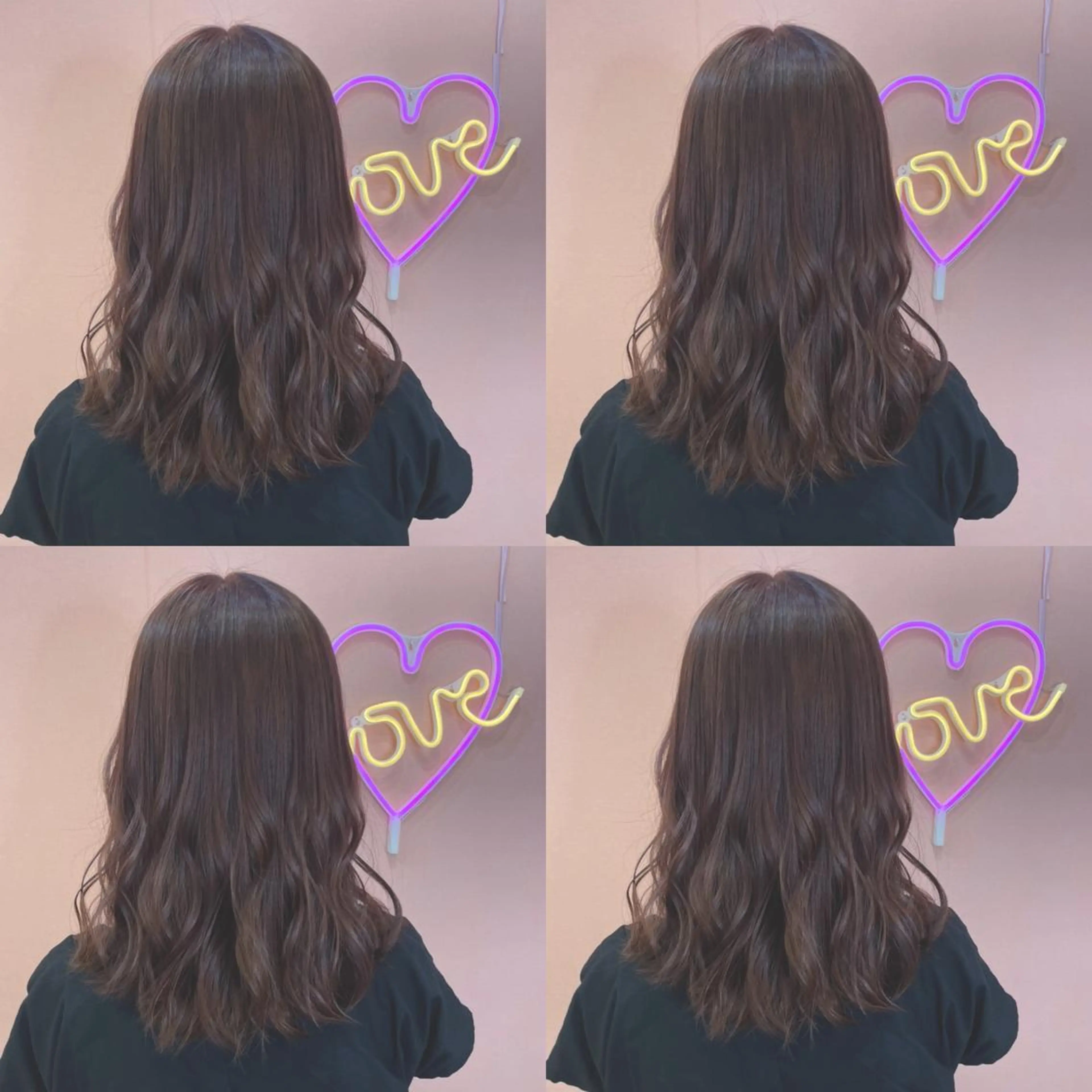 セミロング カラー ブラウンカラー ピンクカラー ピンクブラウン 🌷MAYU 🌷のヘアスタイル