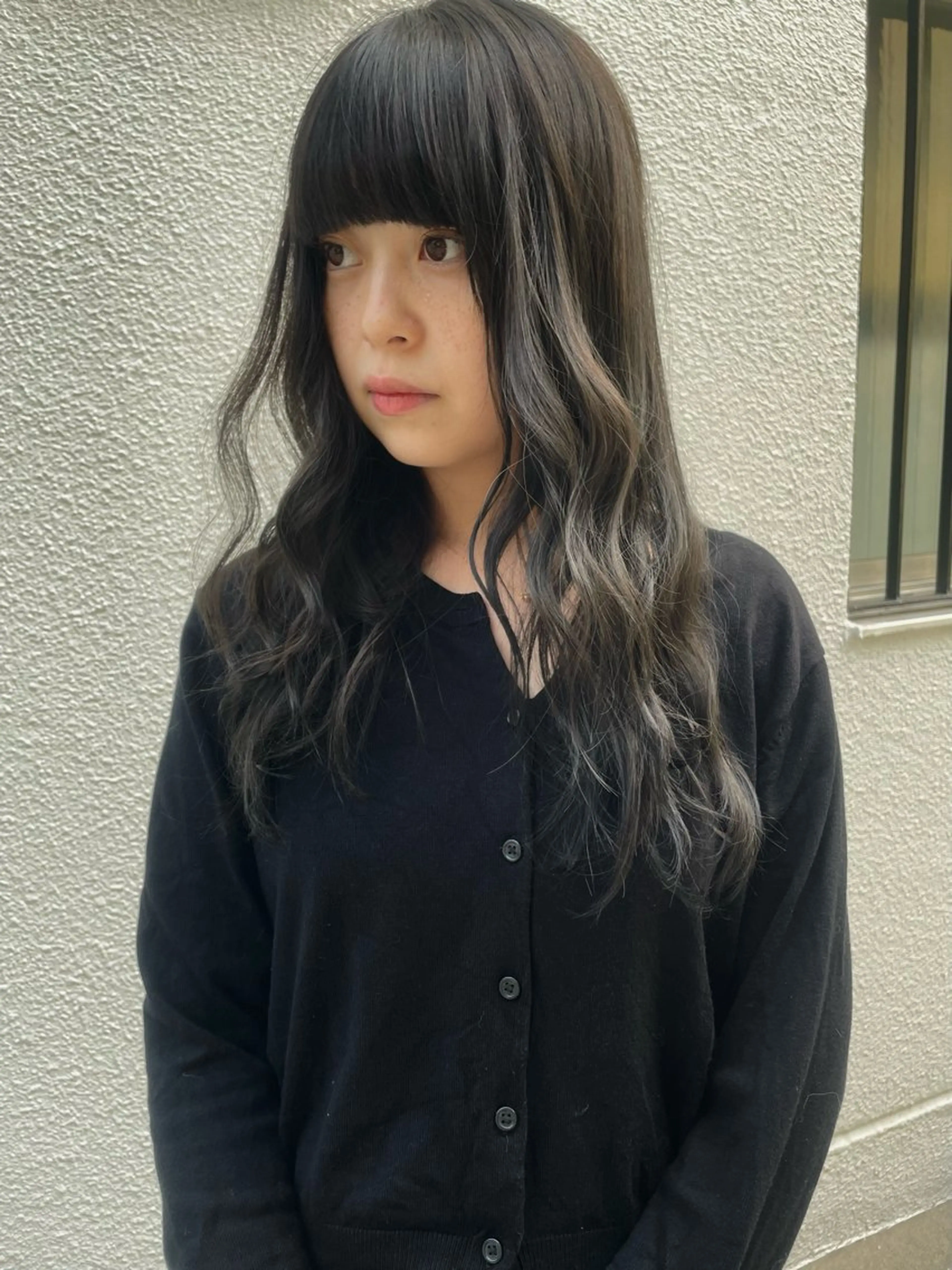 ロング カラー ベージュカラー オリーブベージュ カット ヘアカラー トリートメント 🪐ナチュラルモード ヘア🪐honokaのヘアスタイル