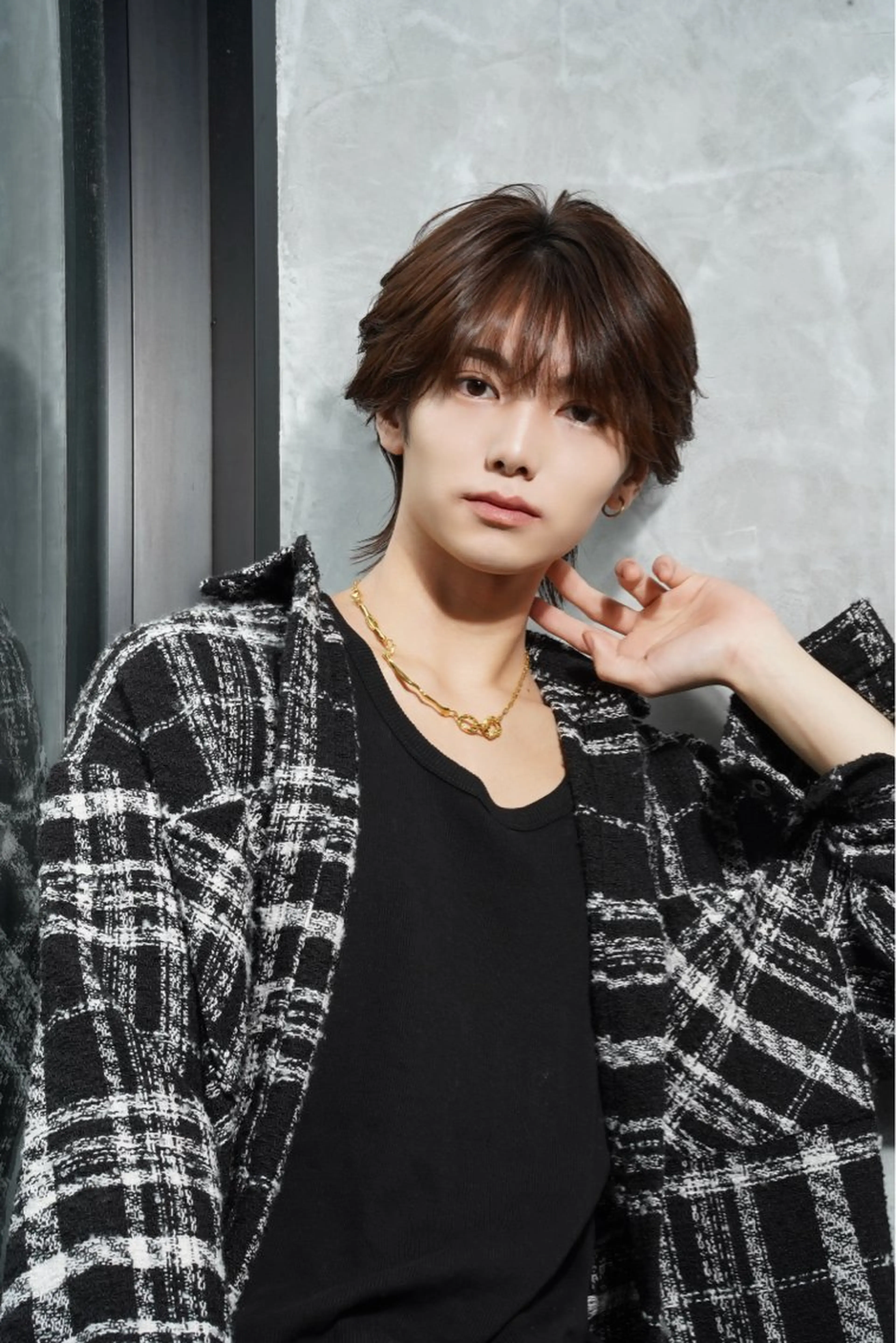 ミディアム メンズ men's salon alpha 新宿所属・メンズ特化/韓国ヘア 神崎光希のヘアスタイル