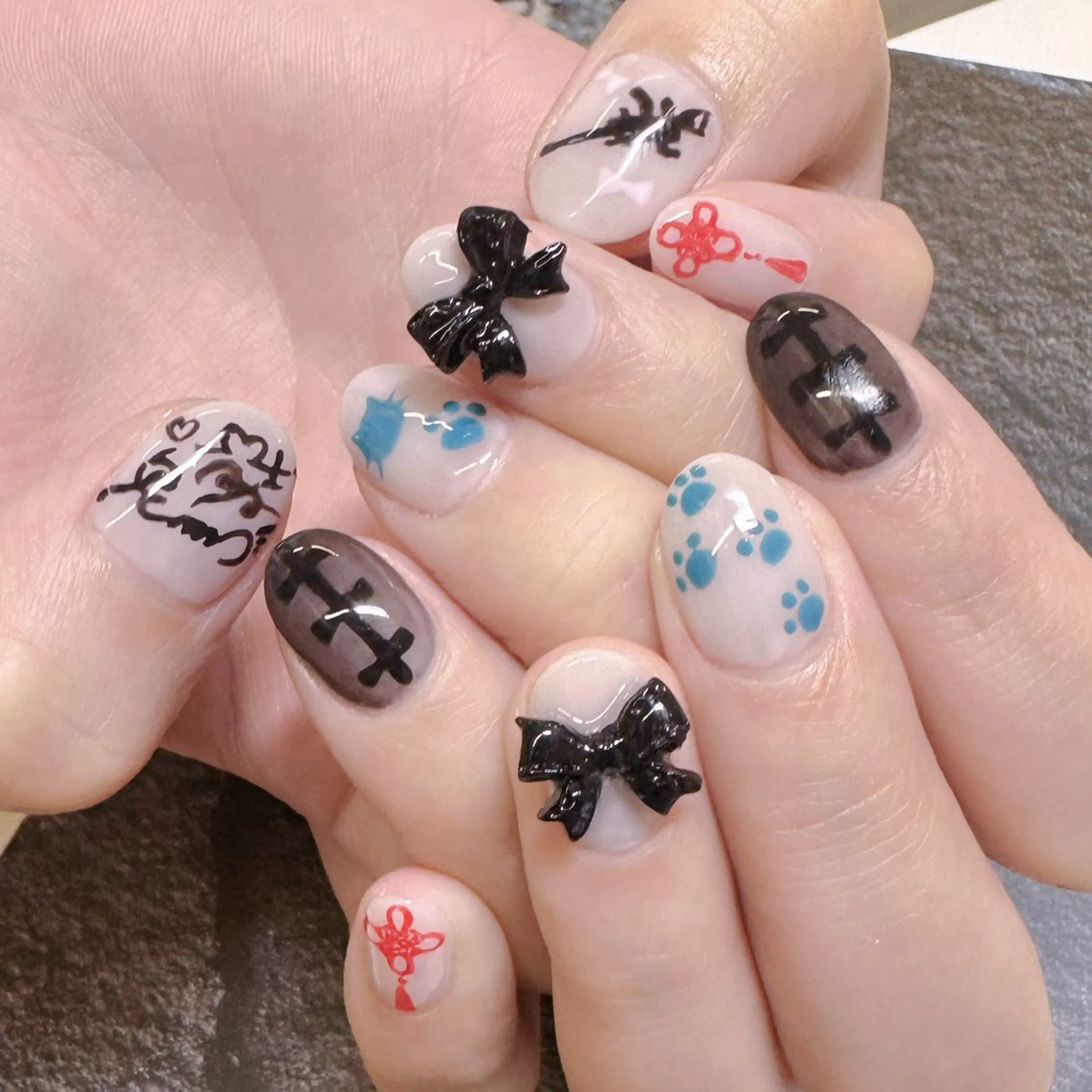 ネイル ハンドネイル I_p4ce所属・I_p4ce 🍊あい🍊のネイルデザイン