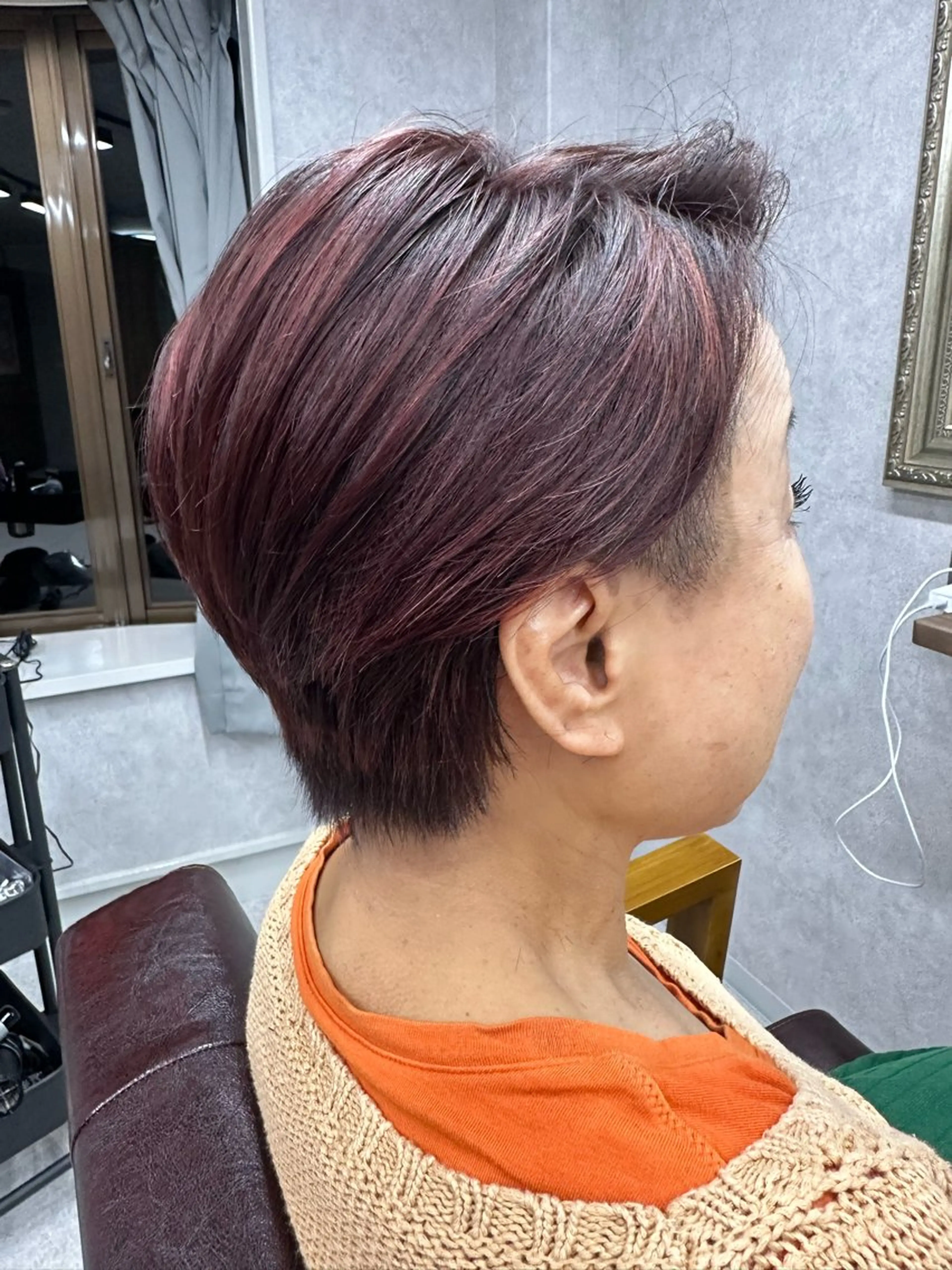 ショート カラー カット ヘアカラー トリートメント Lien 深井店のヘアスタイル