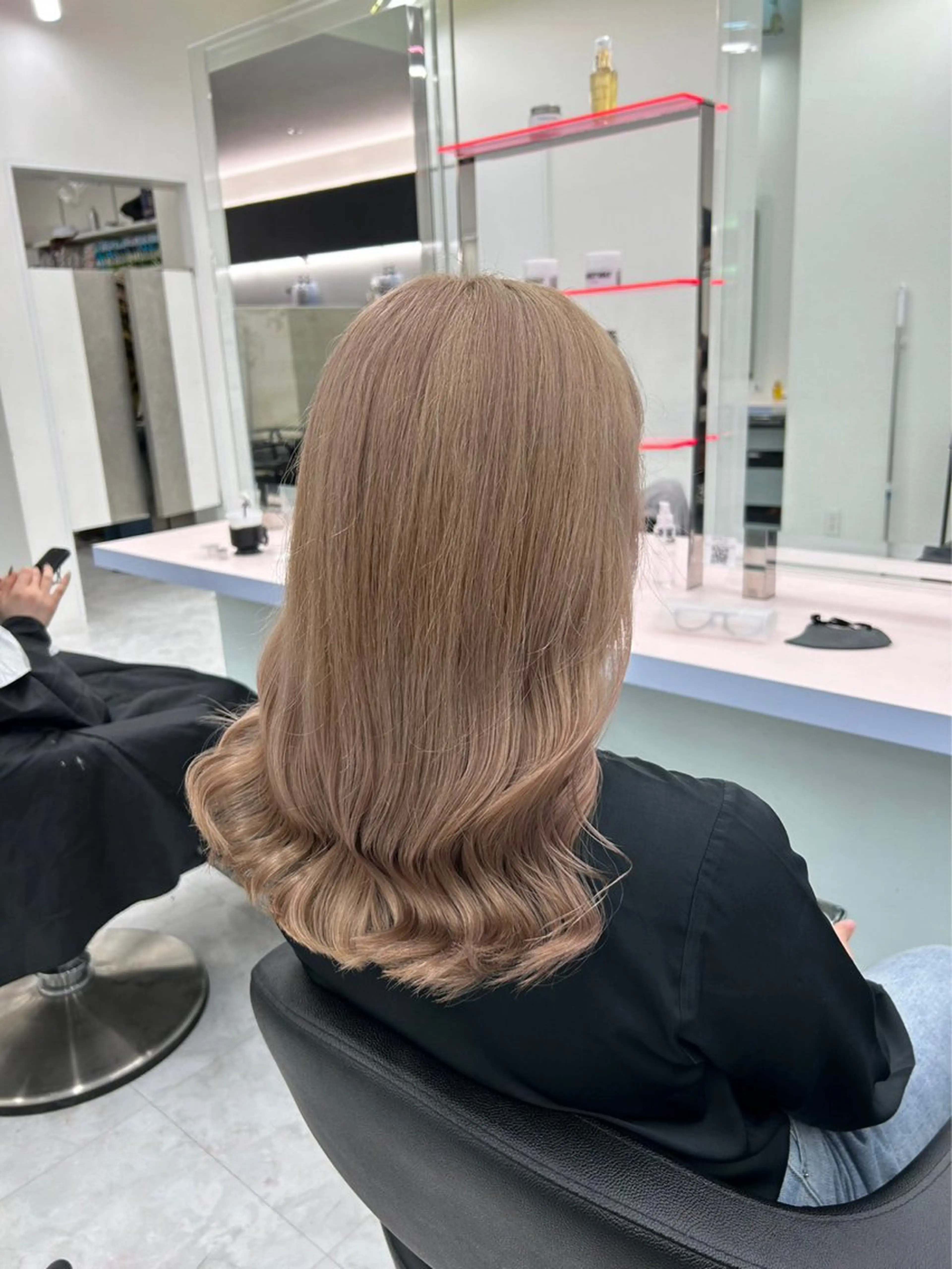 ミディアム カラー パーマ ヘアアレンジ メンズ 🤍透明感カラー🤍 似合わせ🤍AINEのヘアスタイル