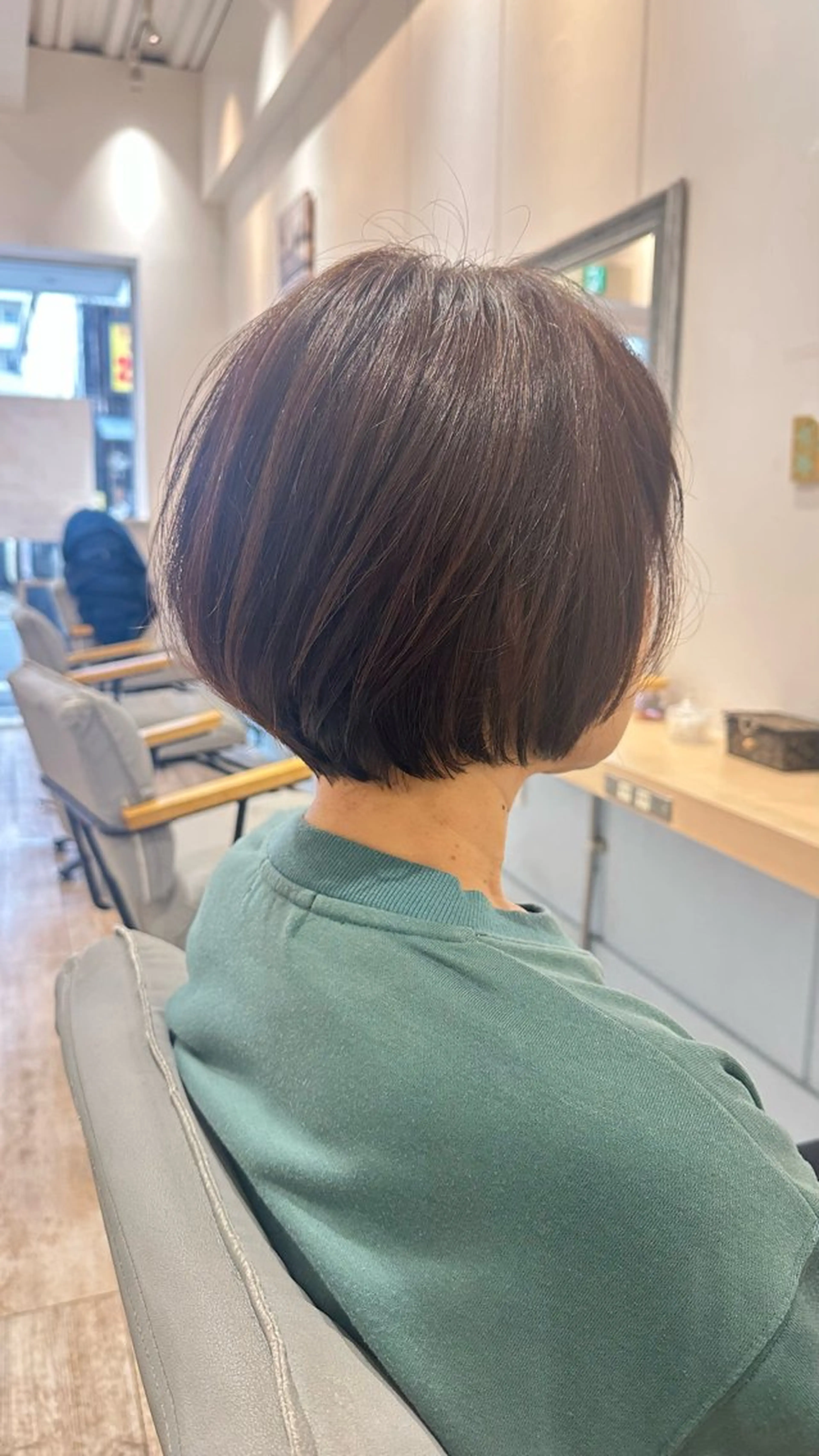ショート ショートボブ ボブ ショートヘア 若山 敦のヘアスタイル