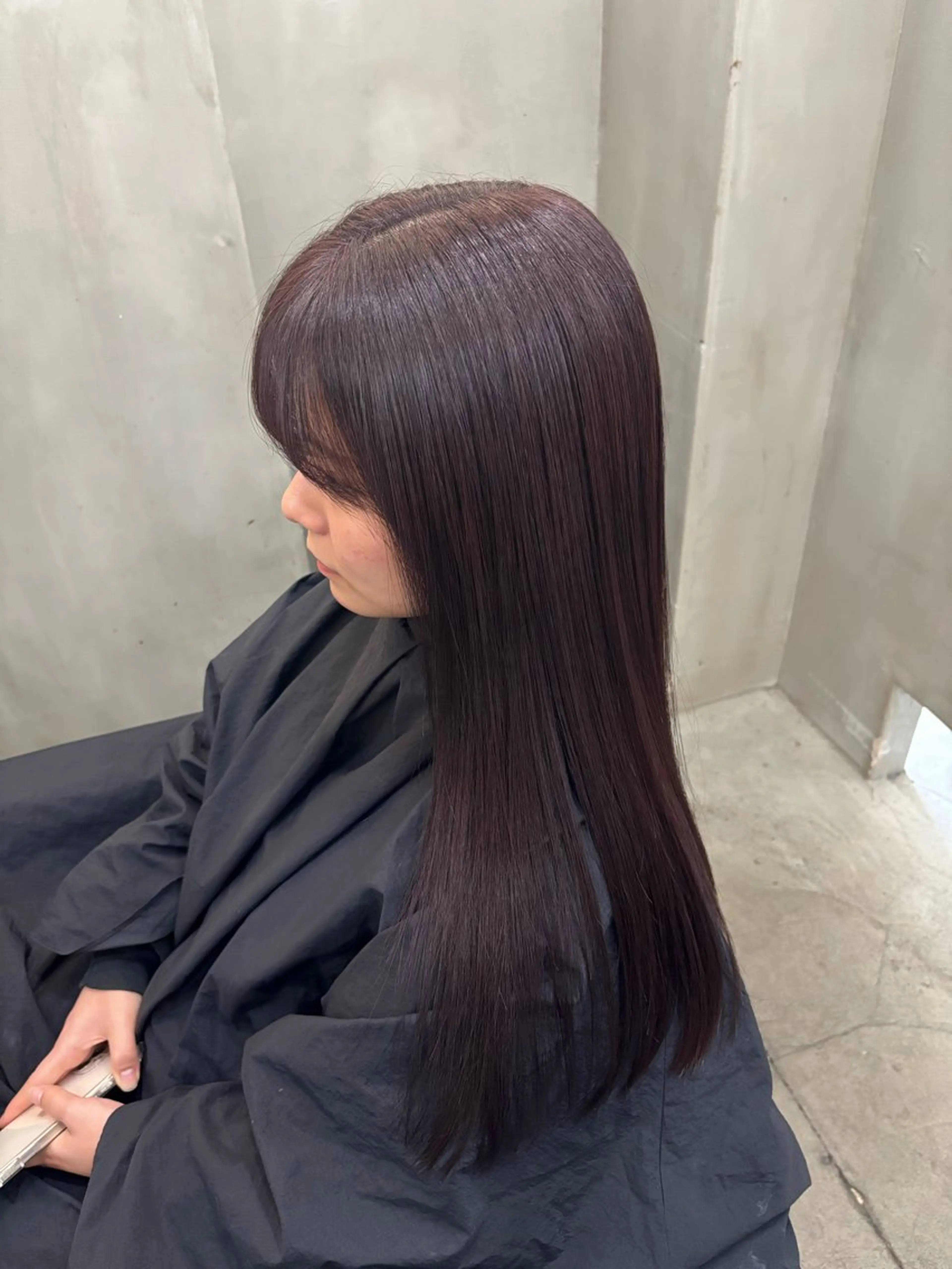 セミロング カラー バイオレットカラー ヘアカラー VOYAGE所属・中園康 /カラー/ブリーチのヘアスタイル