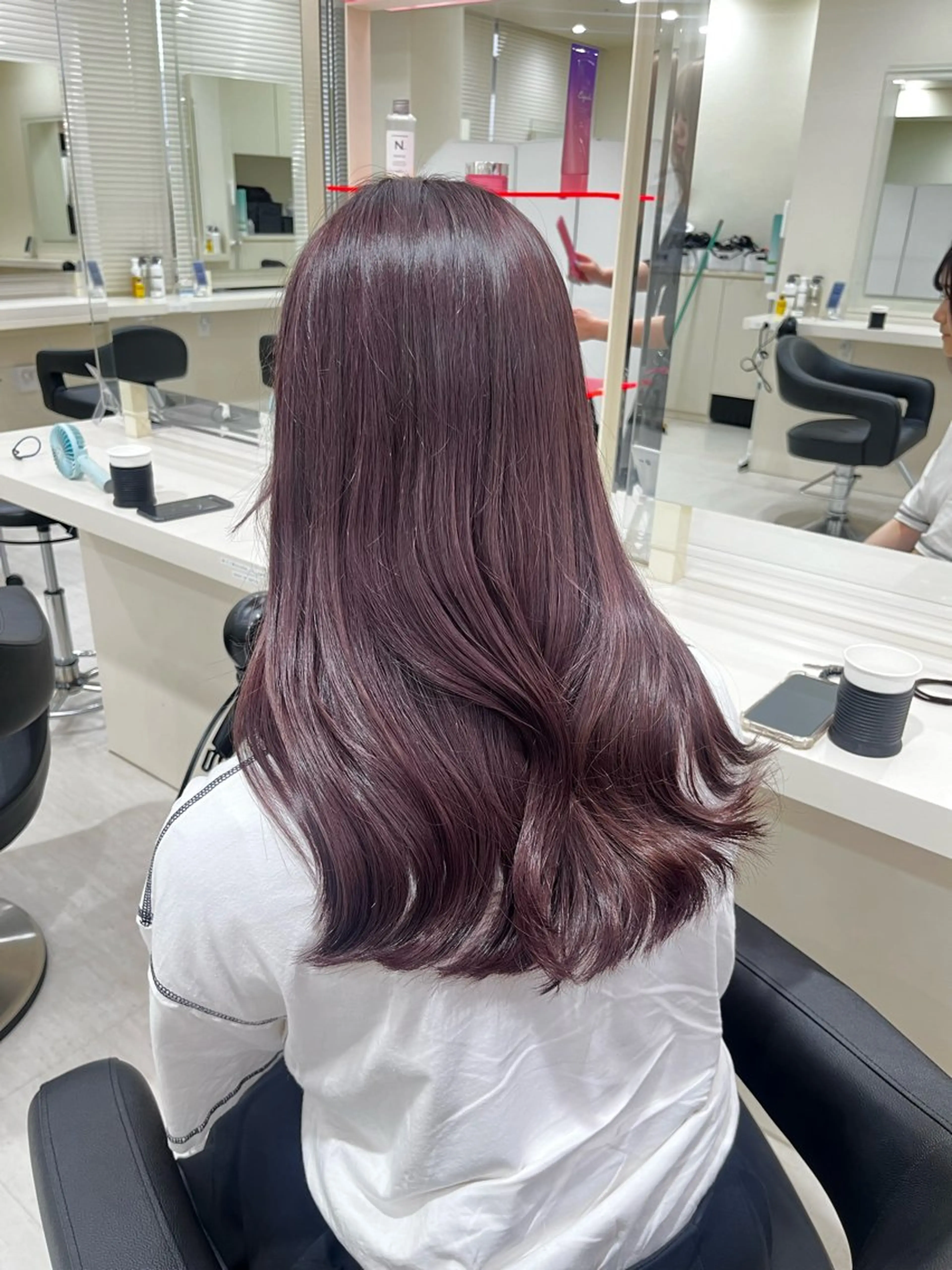 ロング カラー ヘアカラー 💟RINNA 艶カラー💟のヘアスタイル