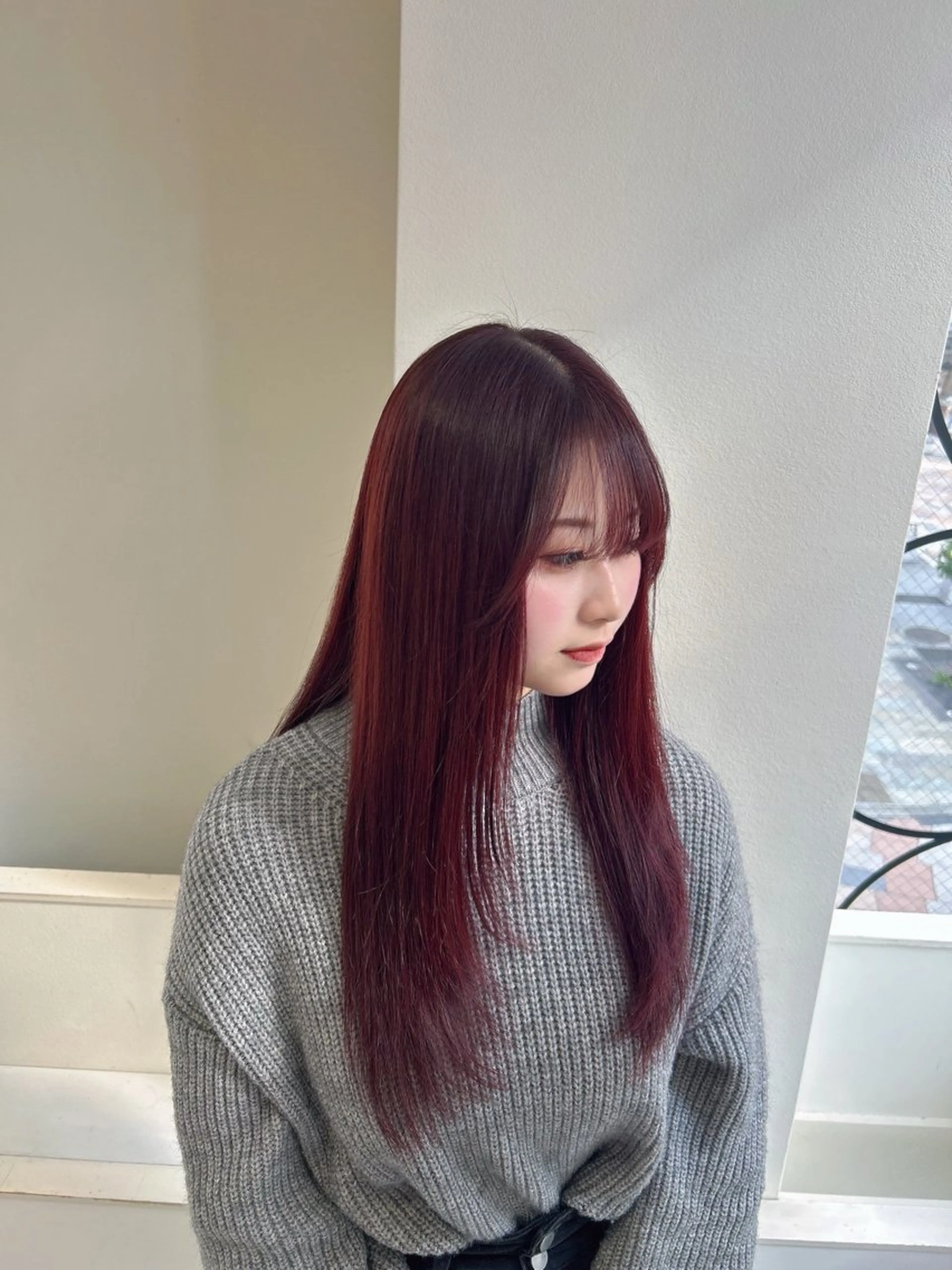 ロング カラー ♡透明感/艶カラー /haruka♡のヘアスタイル