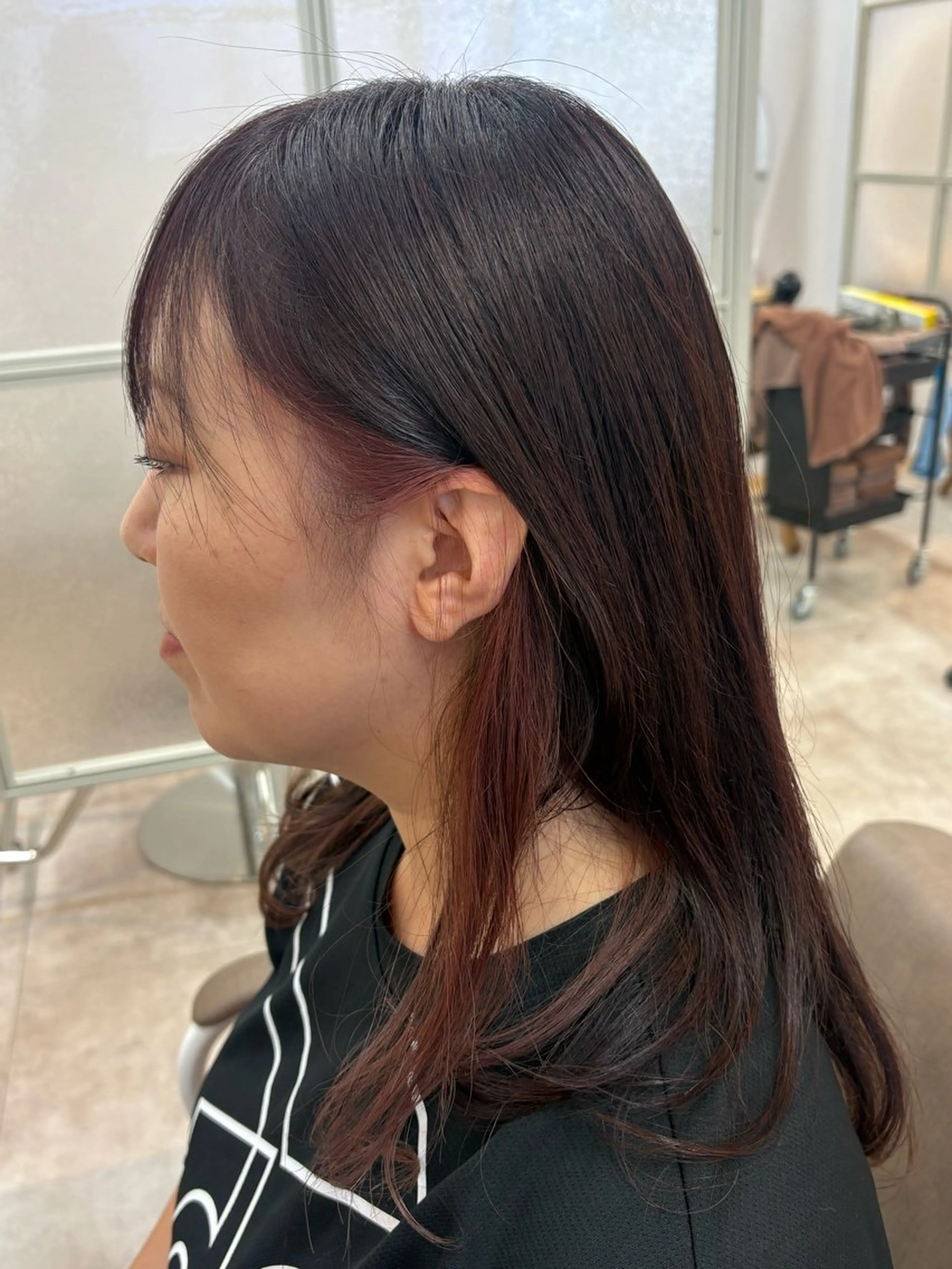 セミロング カット ヘアカラー TELA HAIR 幕張本郷所属・TELA HAIR 幕張本郷店 千尋のヘアスタイル