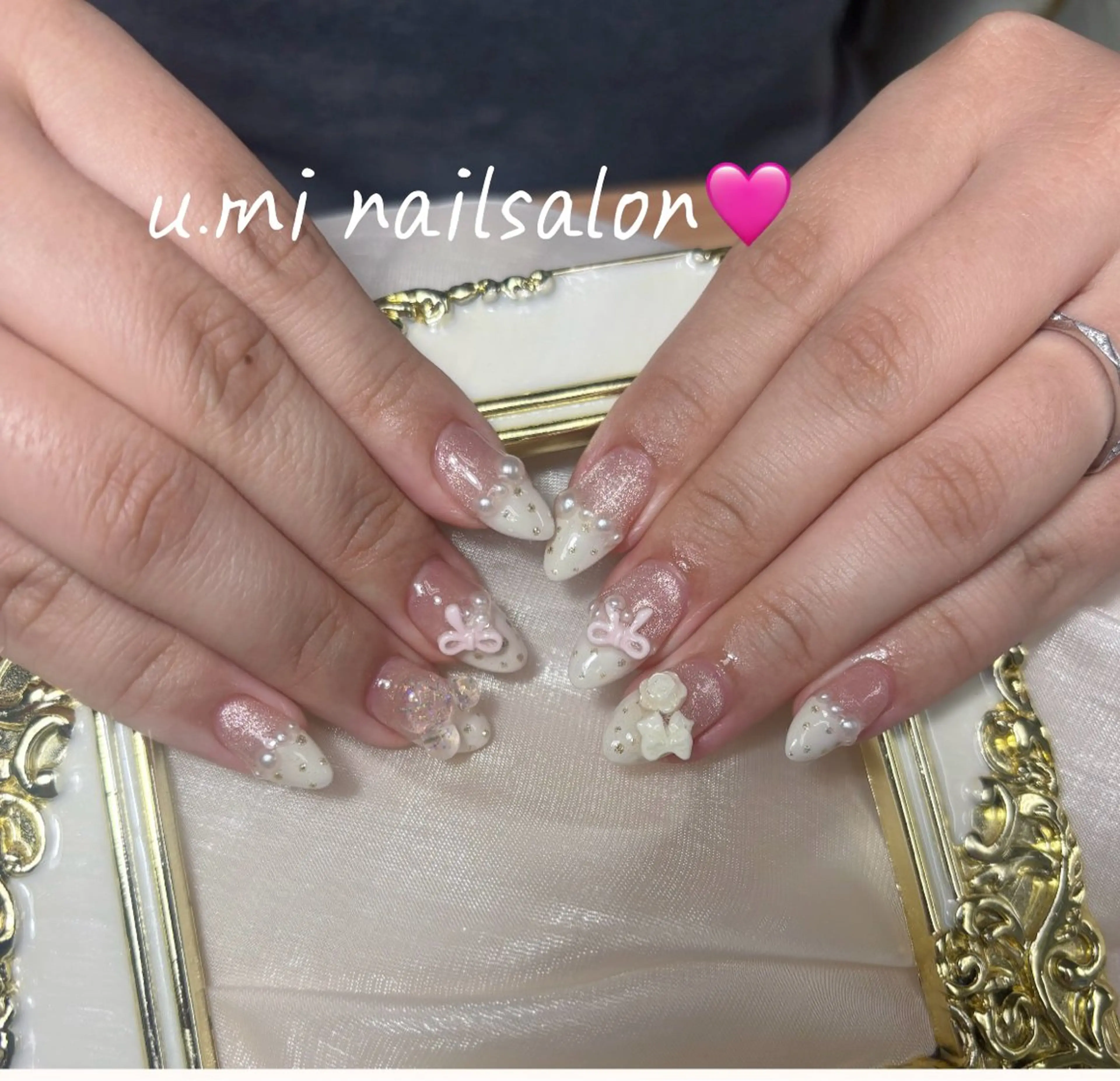 ネイル 持ち込み ハンドネイル U·Mi nail salon所属・U·MI 上野御徒町店のネイルデザイン