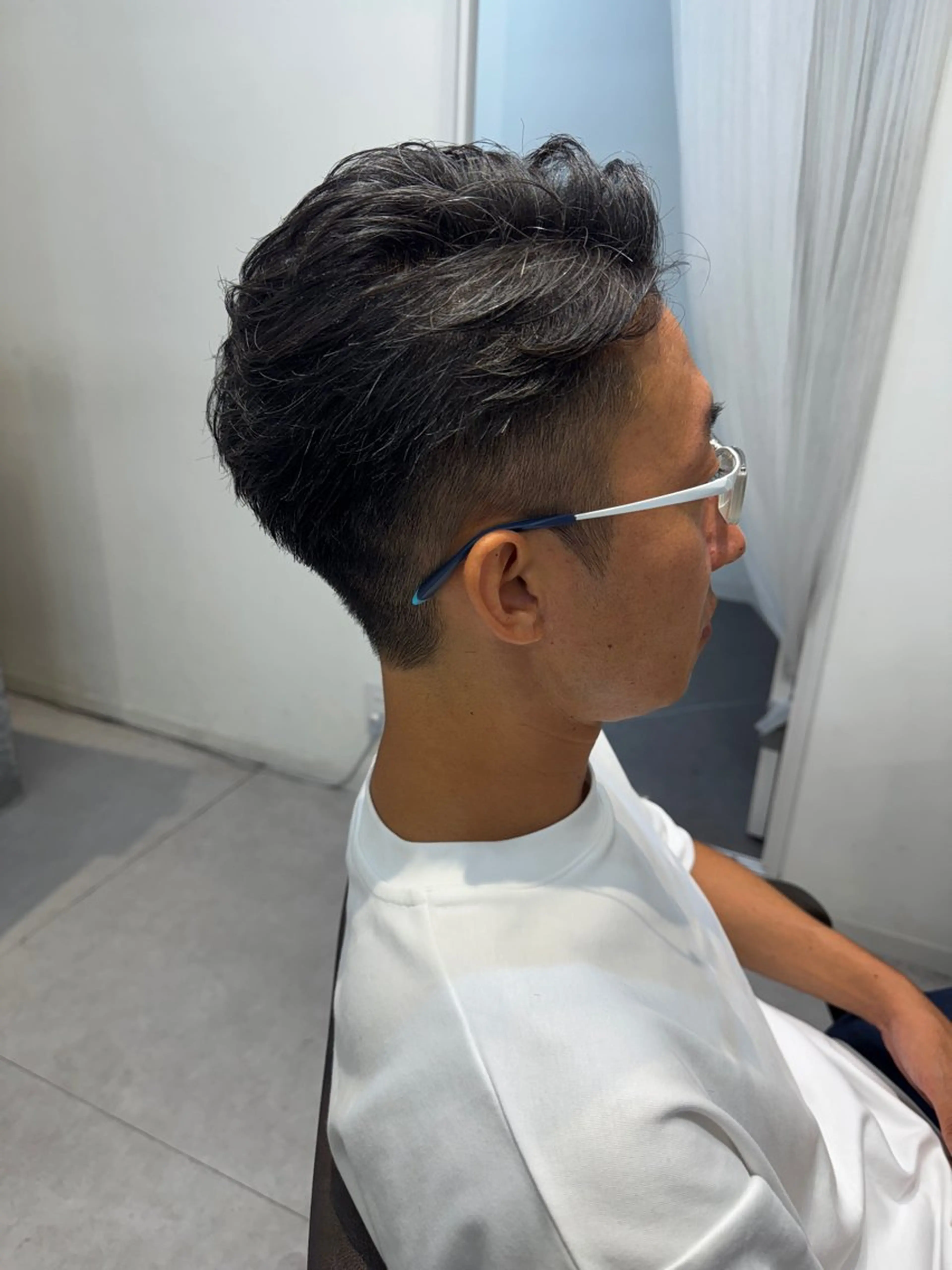 ショート メンズ アップバング メンズショート ショートヘア カット ヘッドスパ 似合う髪型が 分からない方へのヘアスタイル