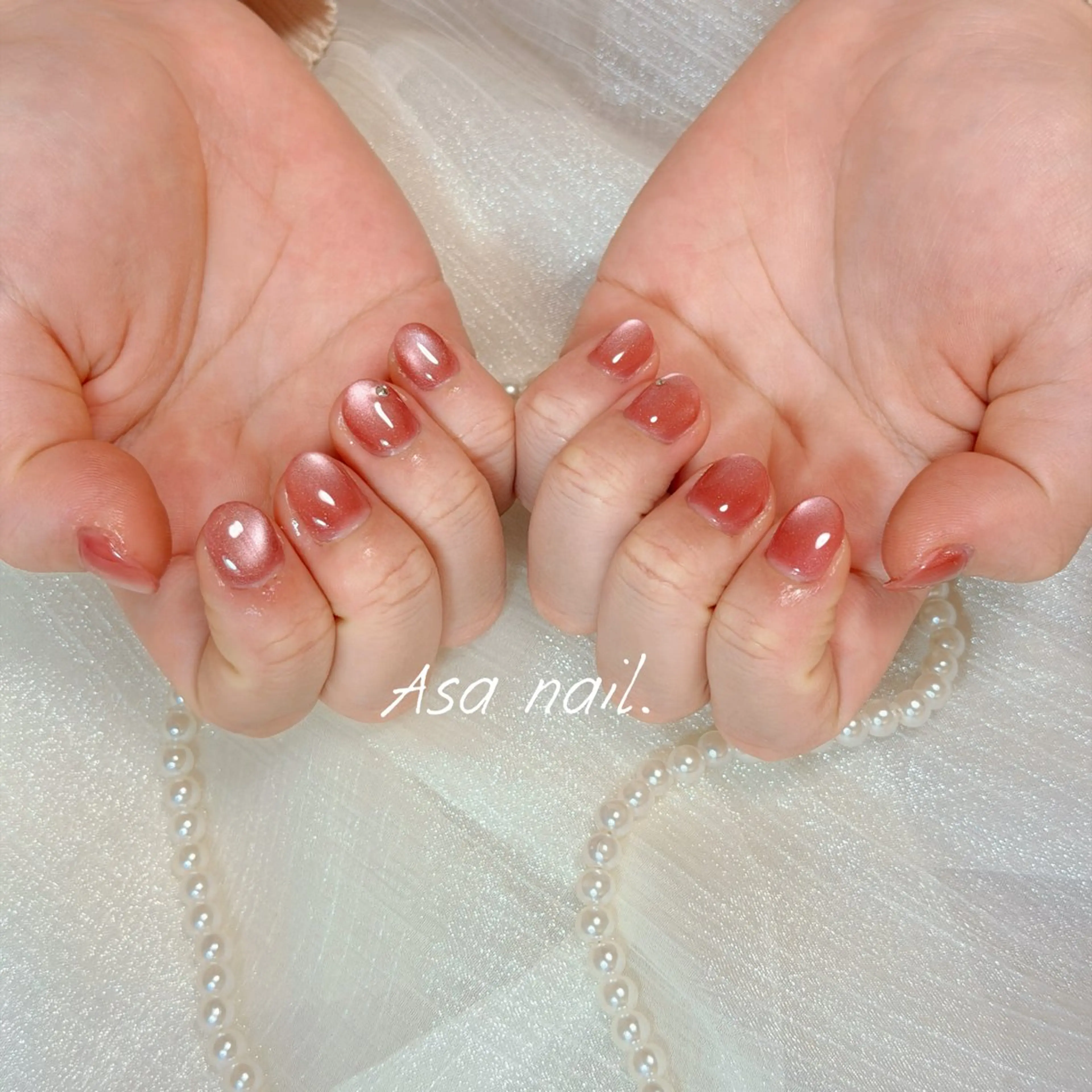 ネイル ジェルネイル マグネットネイル Asa Nail 亀戸 平井のネイルデザイン