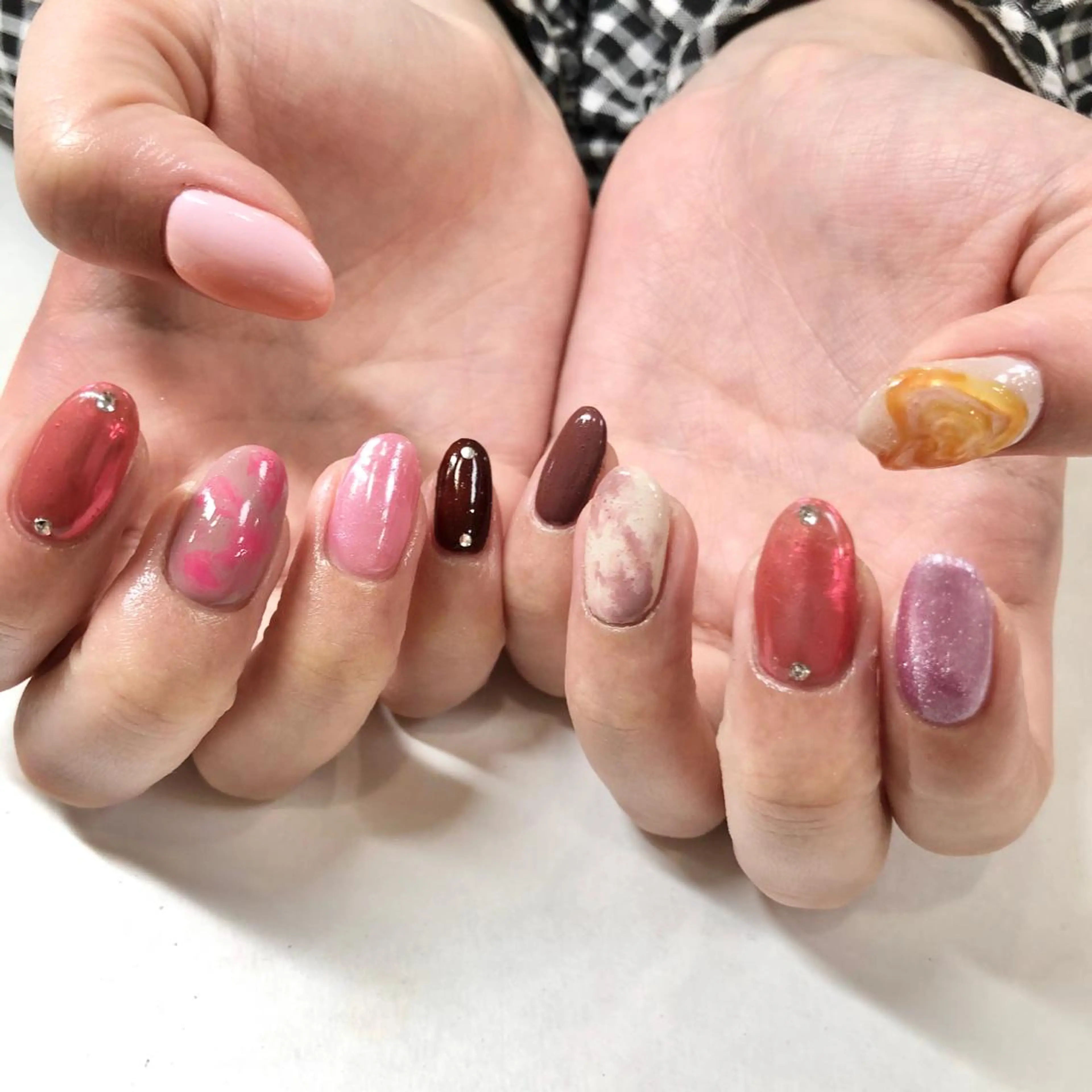 ネイル ニュアンスネイル 🎀AYAKO 🎀中韓ネイルのネイルデザイン