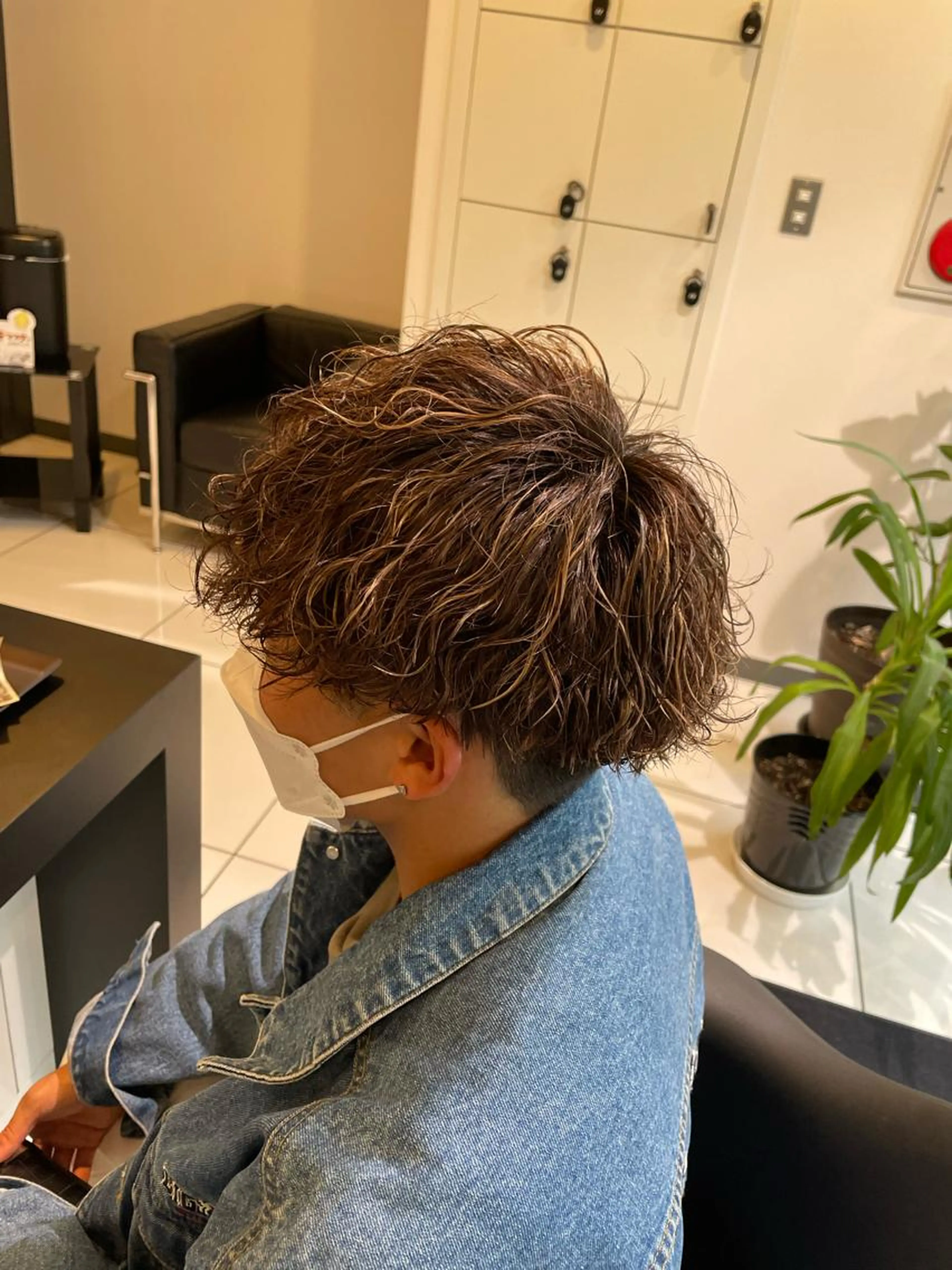 【土日、祝クーポン】メンズカット（フェード可）＋パーマ（波巻き、ツイストスパイラル、ツイスト、スパイラル）の写真