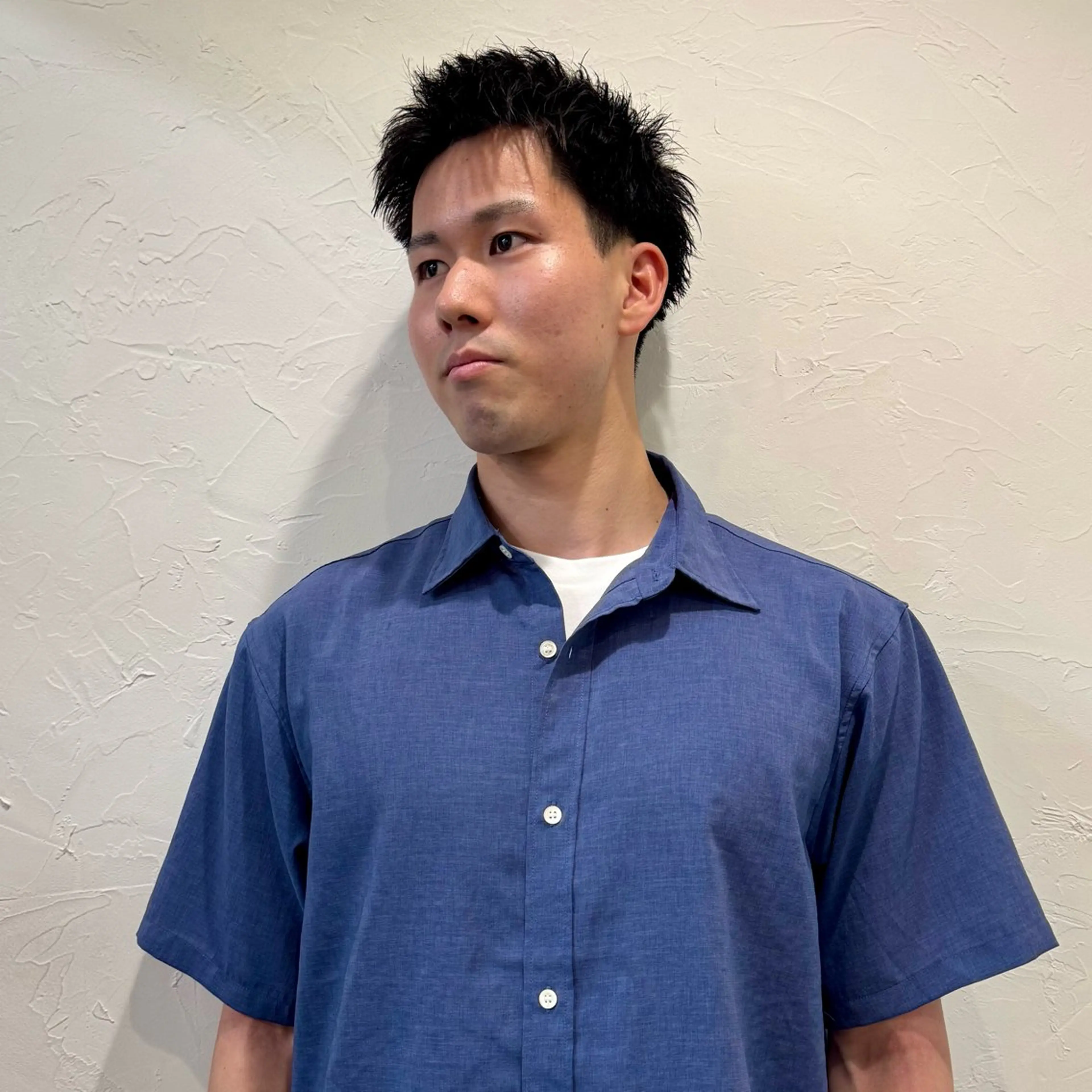 ショート メンズ アップバング メンズ就活ヘア メンズパーマ メンズショート スパイキーショート 【池袋/スパイキー ショート】ⓝⓘⓜⓤのヘアスタイル