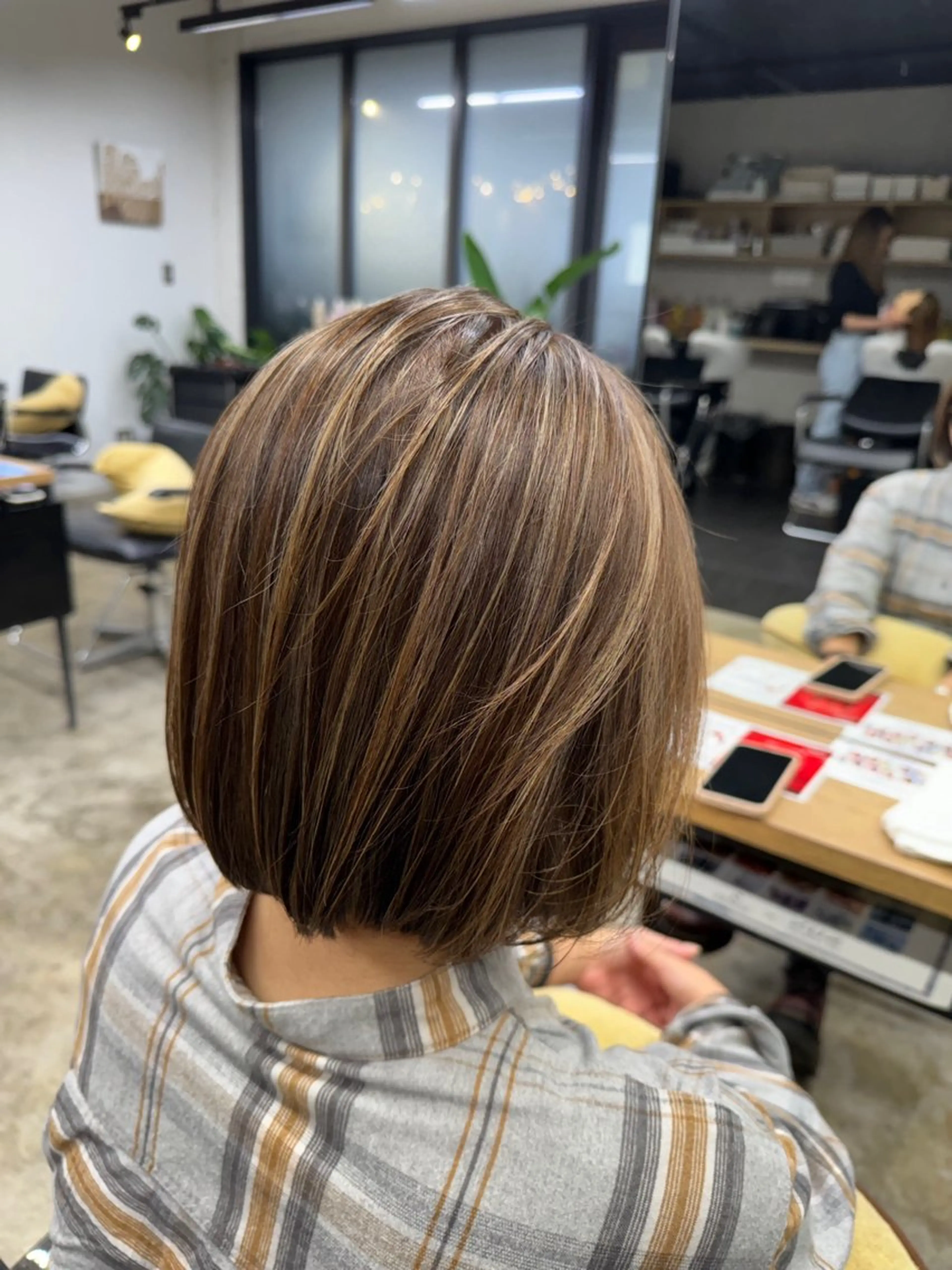 ショート yuuka🌻 ハイライト/艶カラーのヘアスタイル