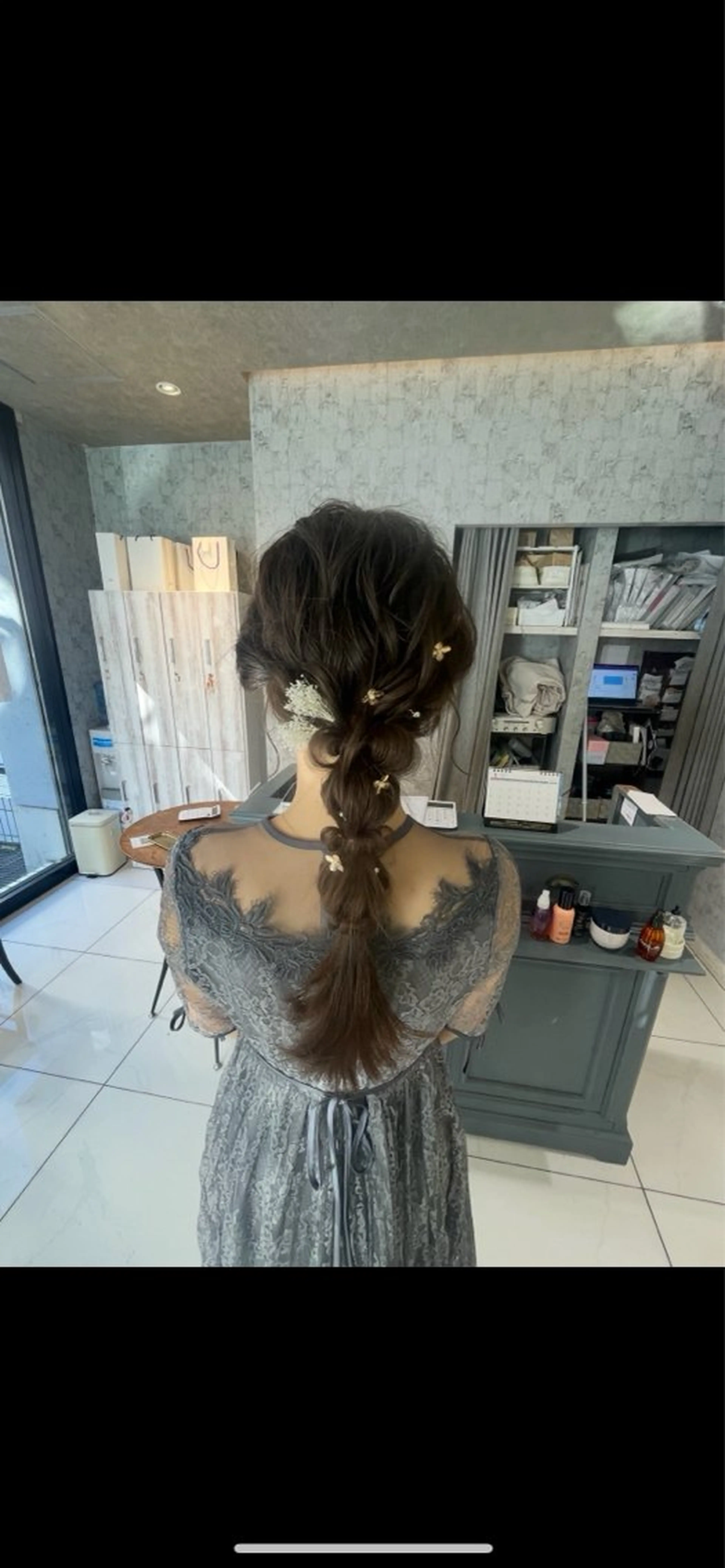 【💕ヘアアレンジ💕】編みおろしスタイルの写真