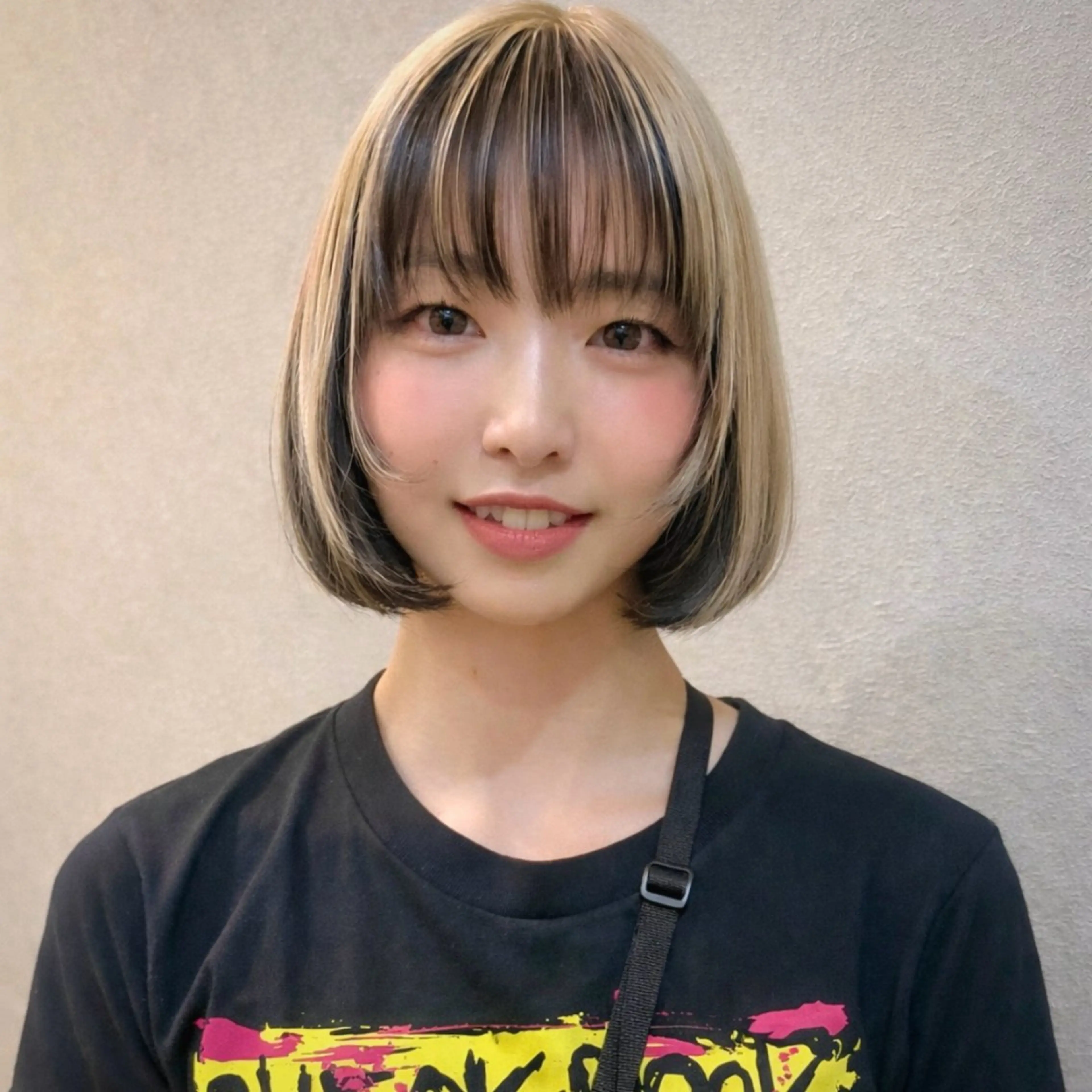ミディアム ヘアカラー 矢澤涼夏 🎀ツヤ髪のヘアスタイル