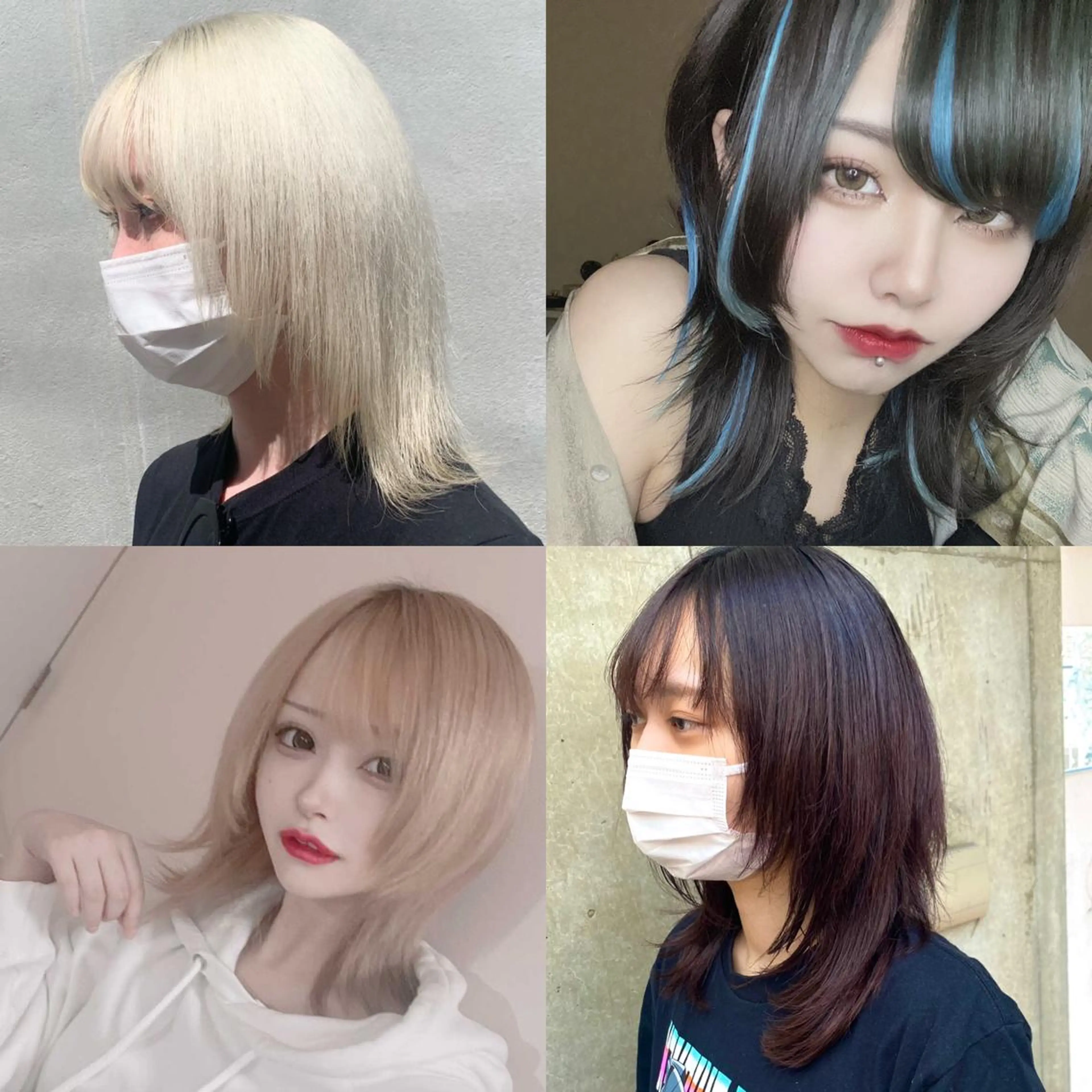 ミディアム 🐺ウルフの神🐺 /カラー/けいすけのヘアスタイル