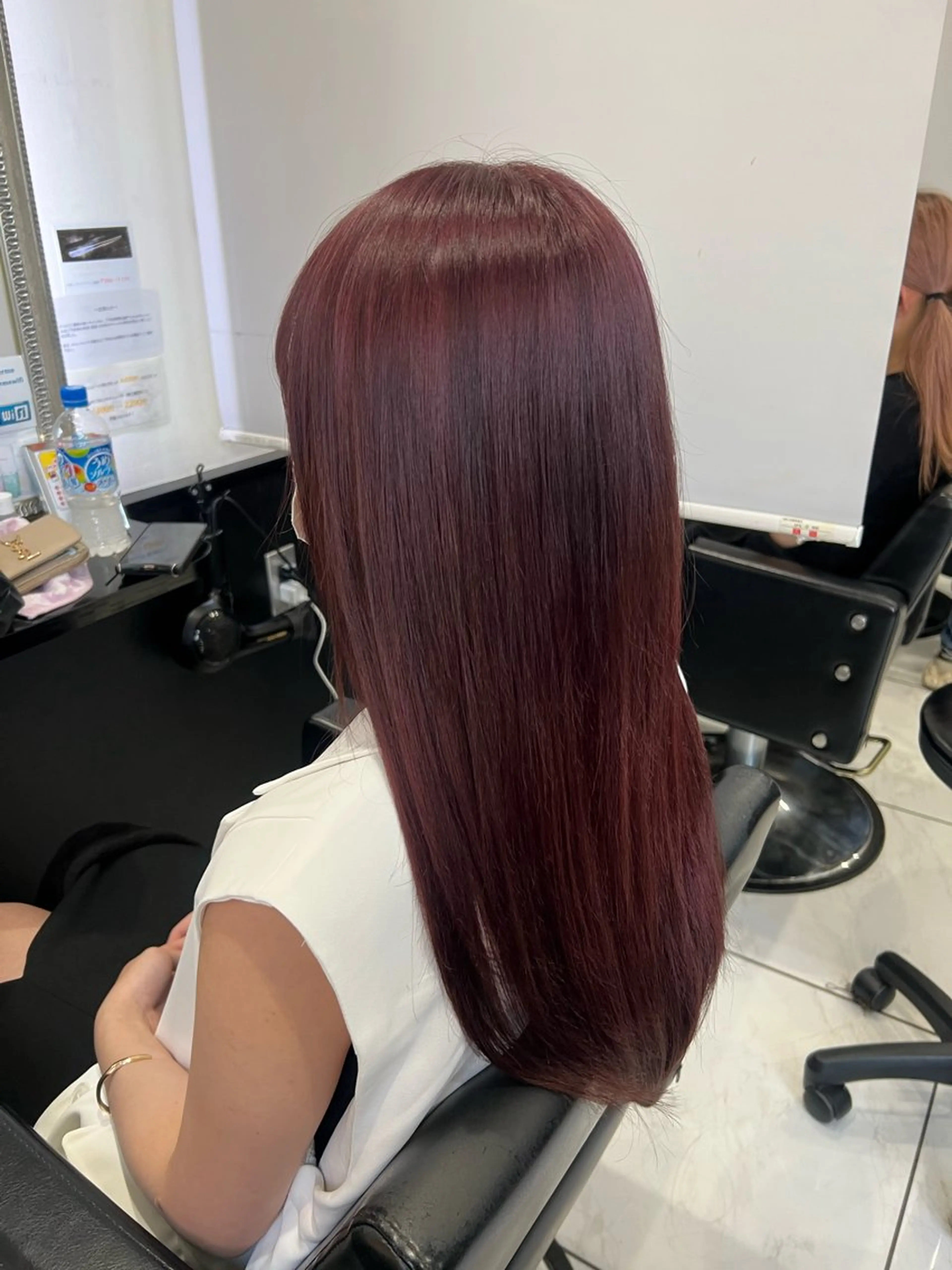 ロング カラー プルエクステ ケアカラー エクステ トリートメント ヘアカラー トリートメント エクステ YUDU🍊 germe/ジェルムのヘアスタイル