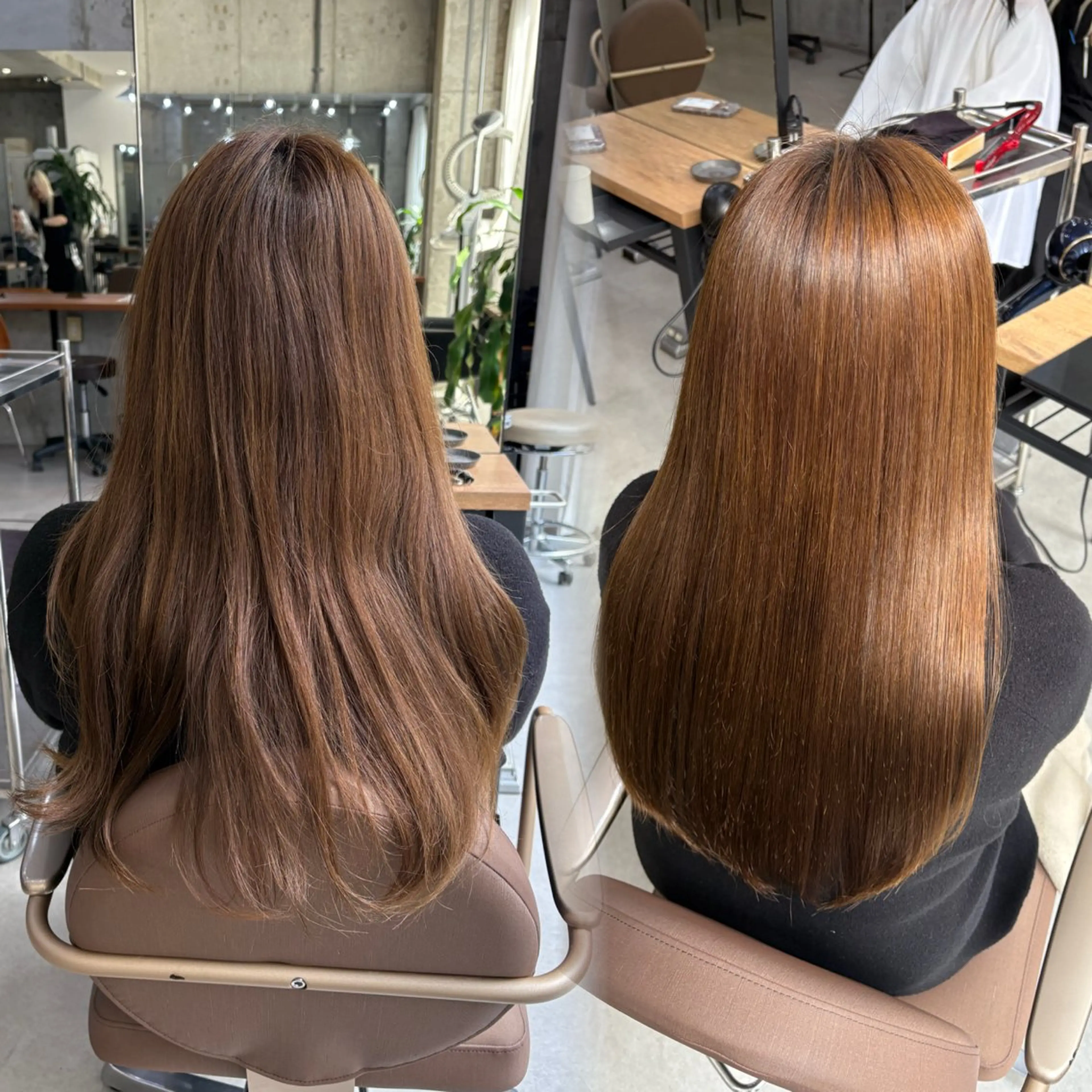 ロング 縮毛矯正 トリートメント 髪質改善／縮毛矯正 関根青葉のヘアスタイル