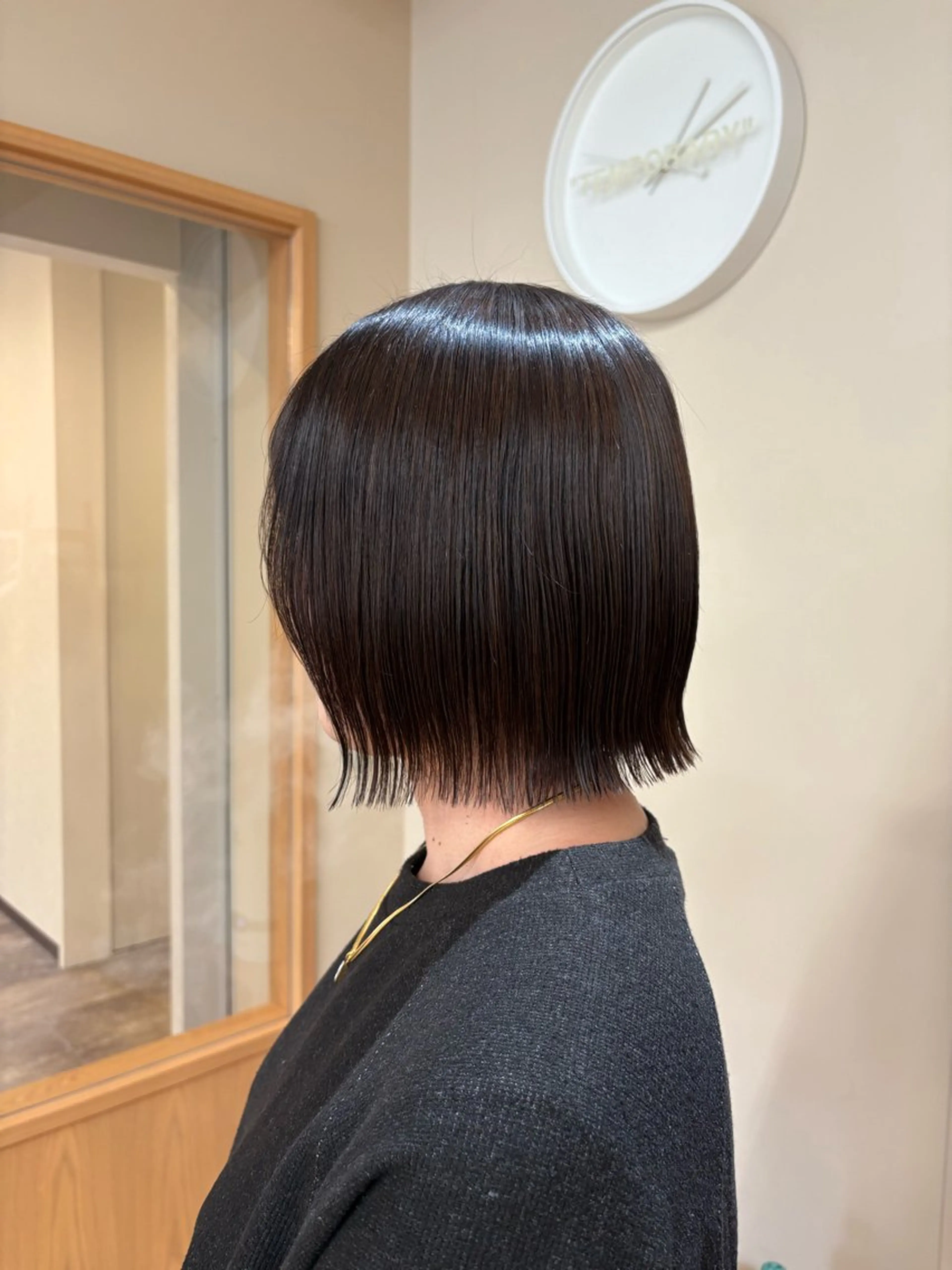 ショート ボブ 似合わせカット 小顔カット 暖色＊ベージュ ＊くらたあやかのヘアスタイル