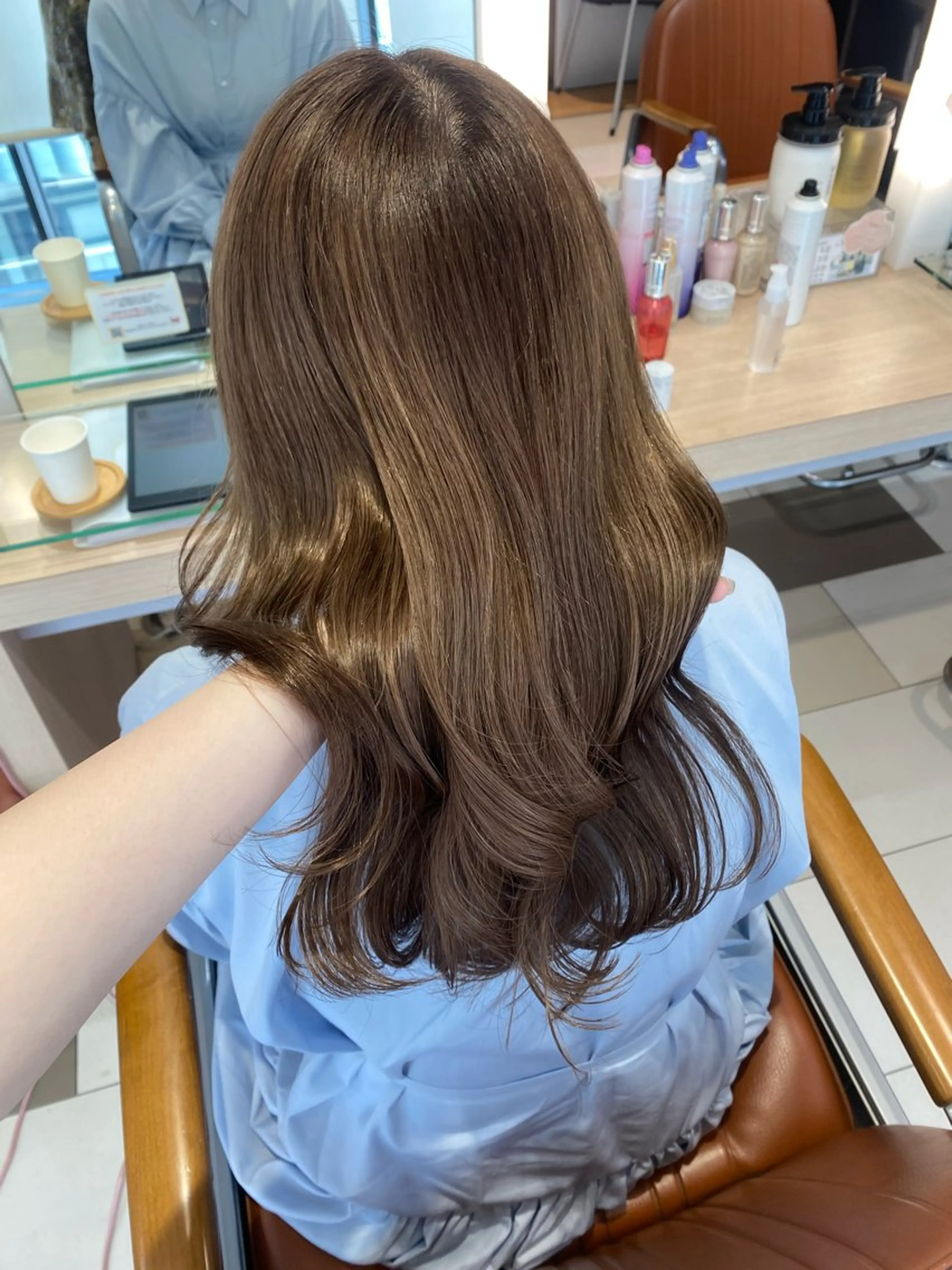 カラー ヘアカラー 谷川あかり /ナチュラルパーマのヘアスタイル