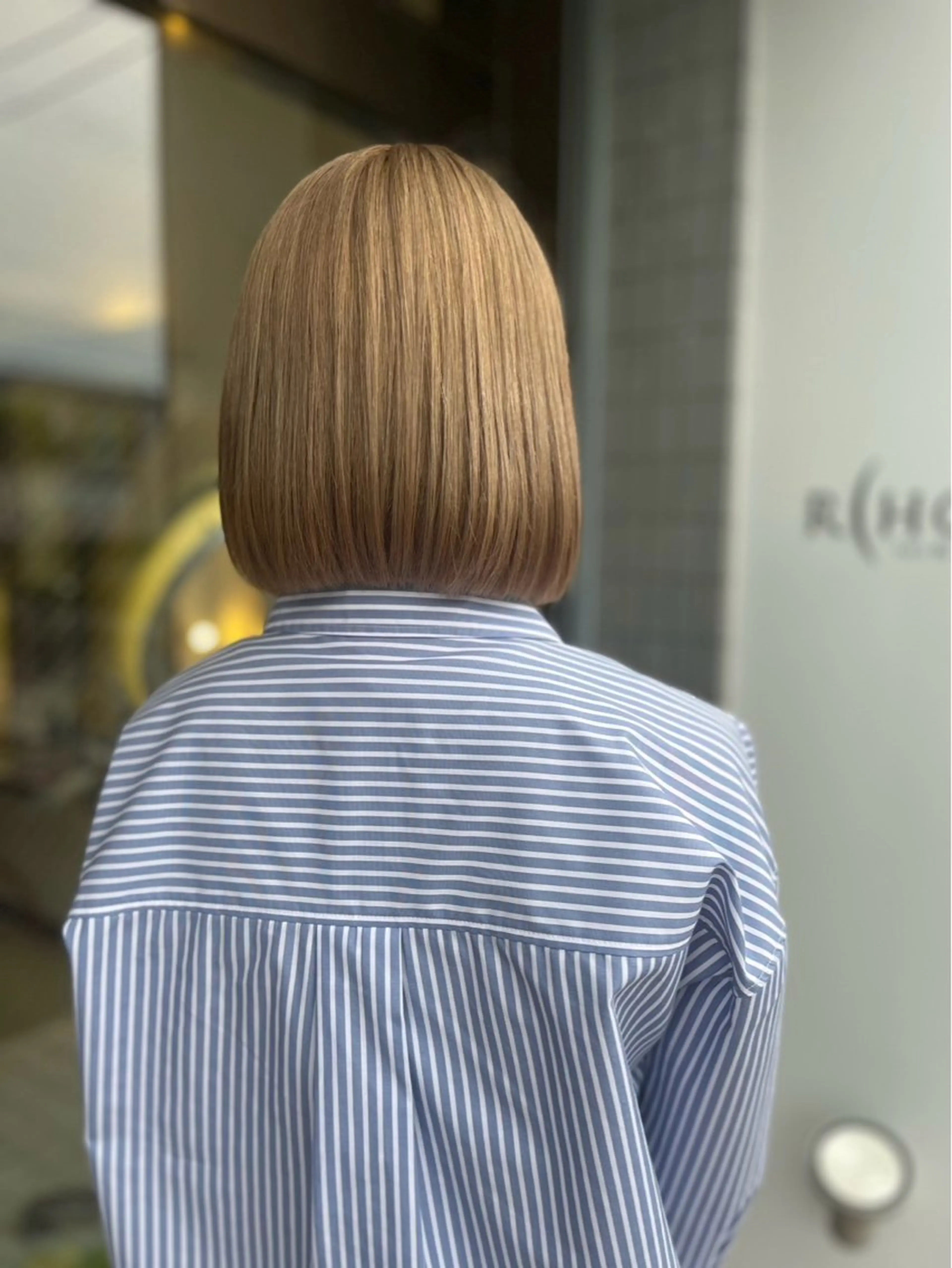 ショート カラー ヘアカラー hair&makeRIHGA所属・希優/ケアカラー /ハイトーンカラーのヘアスタイル