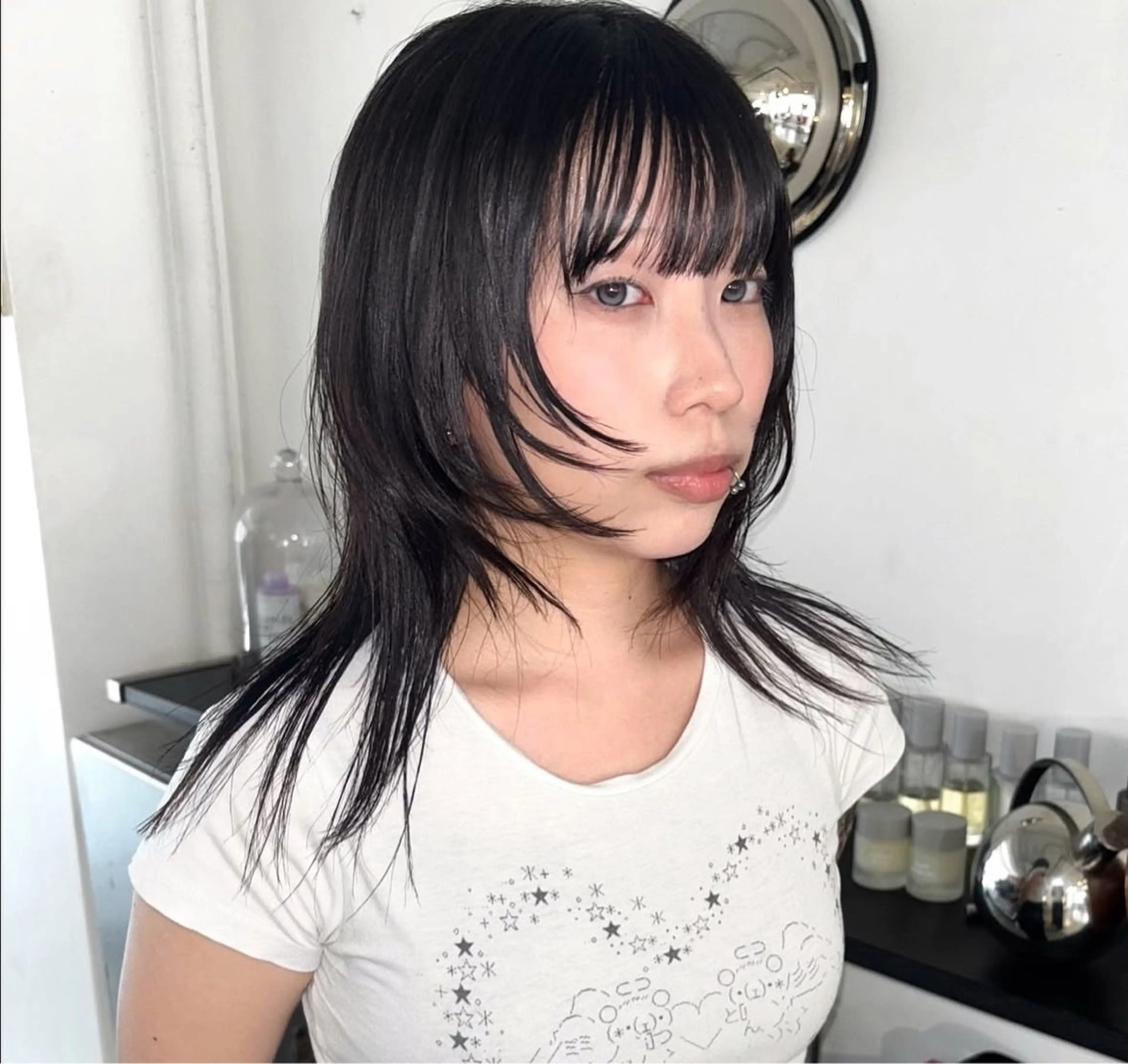 セミロング カット Rena✴︎トレンド ×スタンダードMIXのヘアスタイル