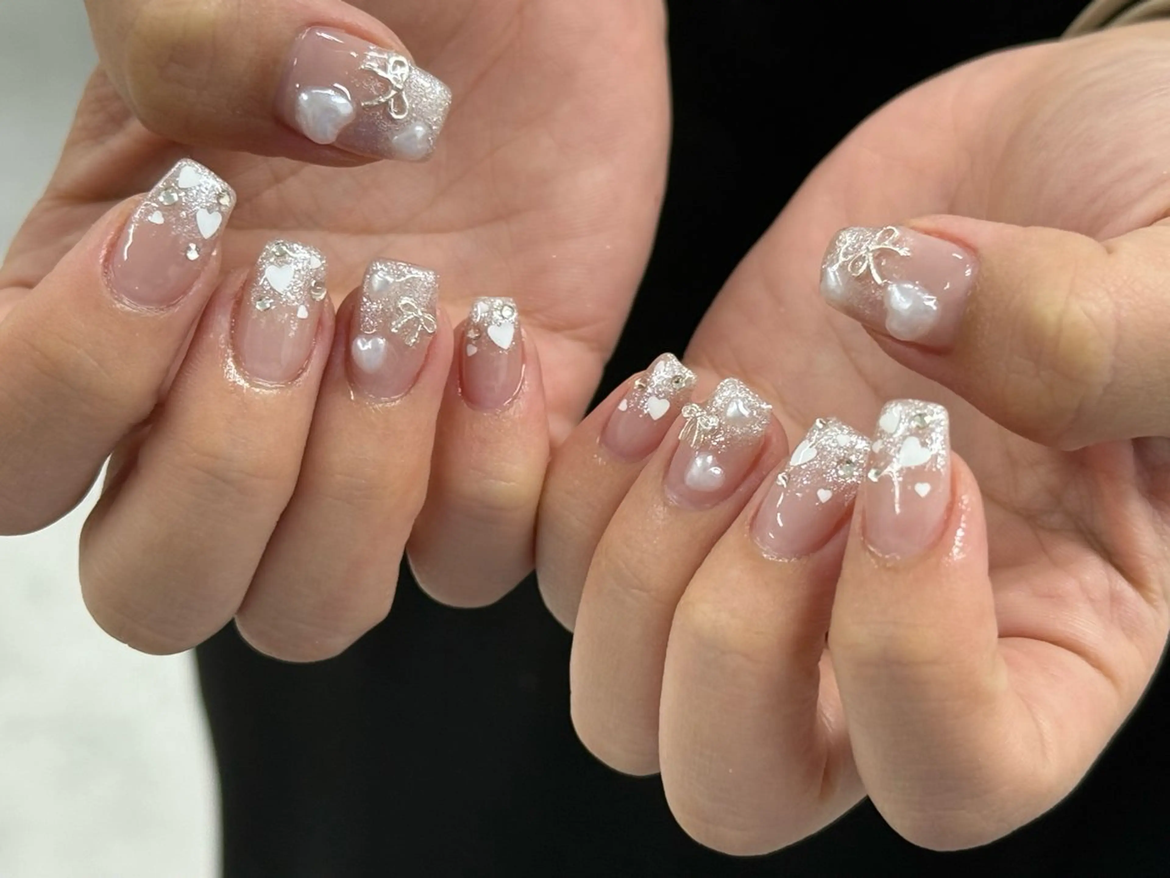 ネイル グラデーション ラメ(グリッター) ラメグラデーション LULUMU Aoiのネイルデザイン