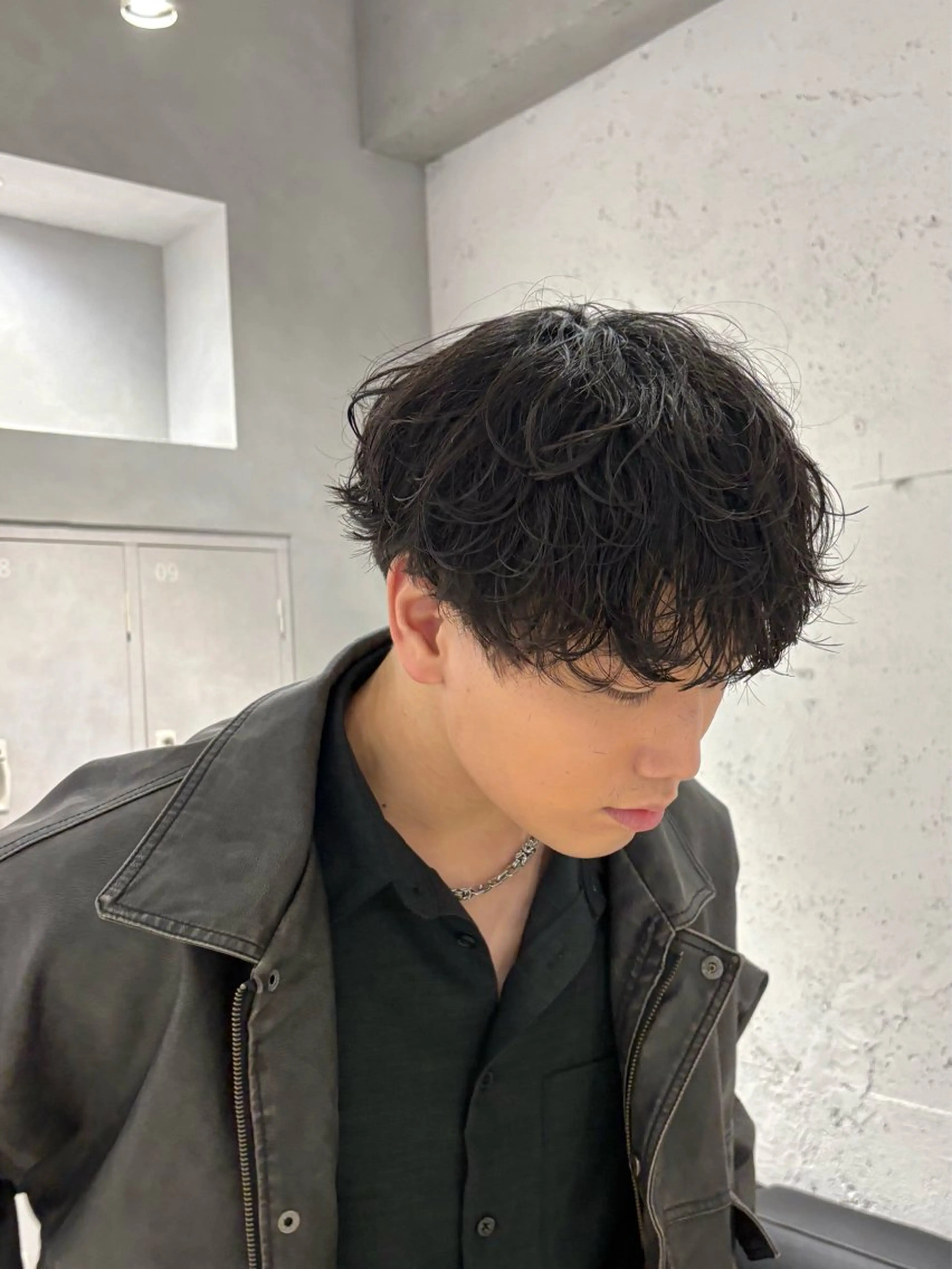 パーマ メンズ メンズパーマ カット パーマ トリートメント メンズカット松戸/韓 国/メンズパーマ航太のヘアスタイル