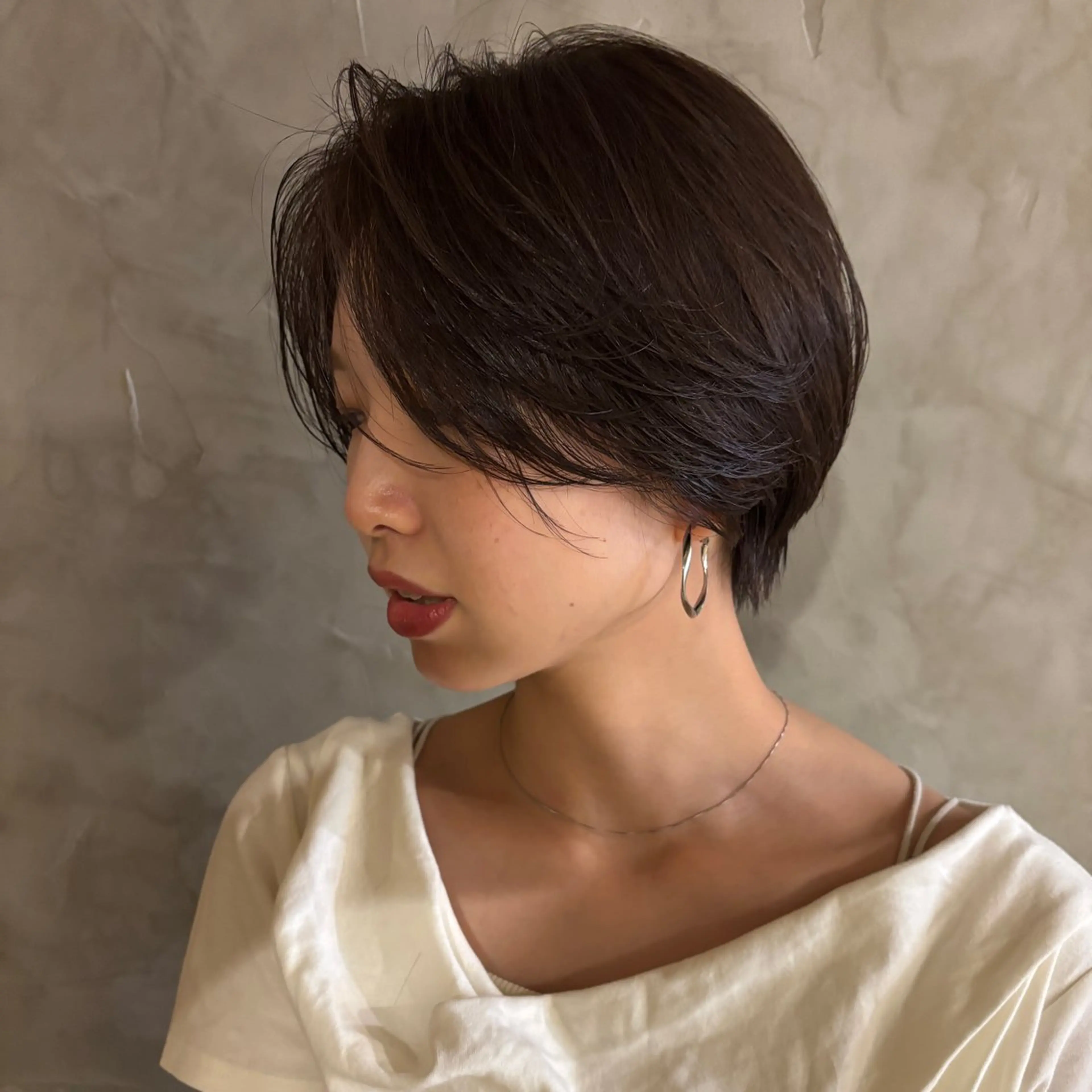 ショート カラー カット ヘアカラー トリートメント niche(ニーチェ)所属・落合 優樹のヘアスタイル