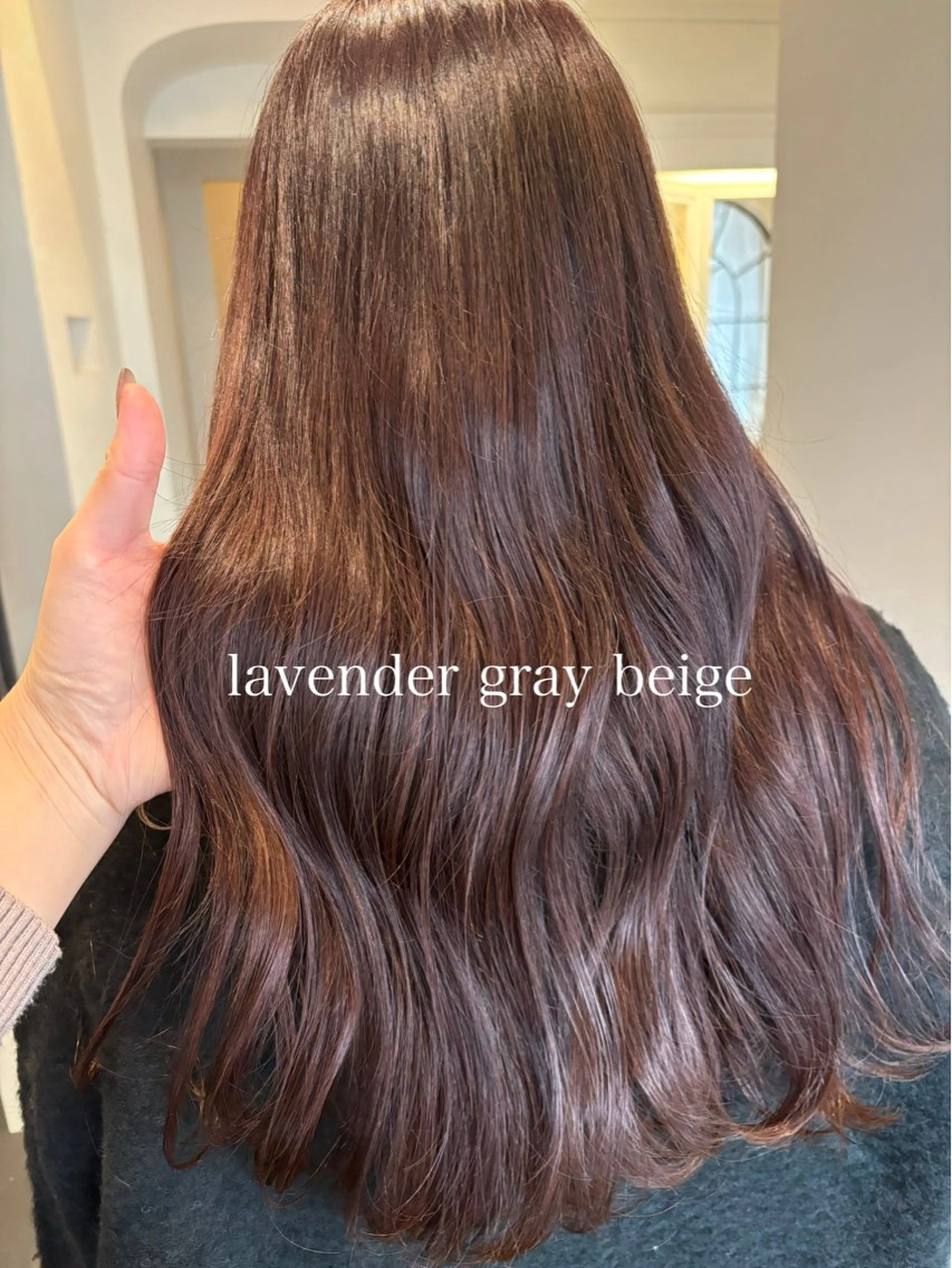 セミロング カット ヘアカラー トリートメント 透明感カラー🎀 tasty／makoのヘアスタイル