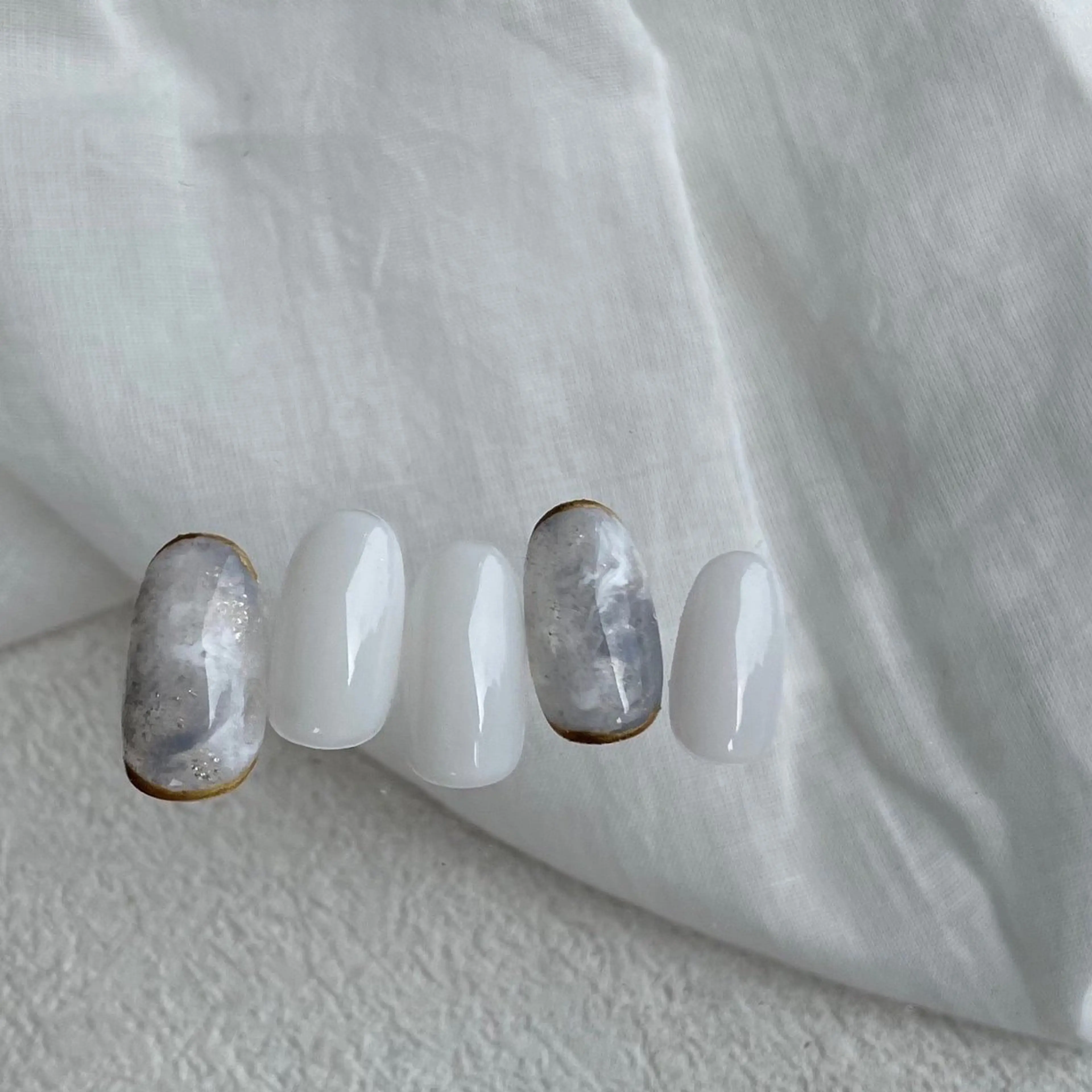 ネイル アートネイル ネイルチップ ⭐︎休業中の練習⭐︎ JNA認定講師髙橋のネイルデザイン