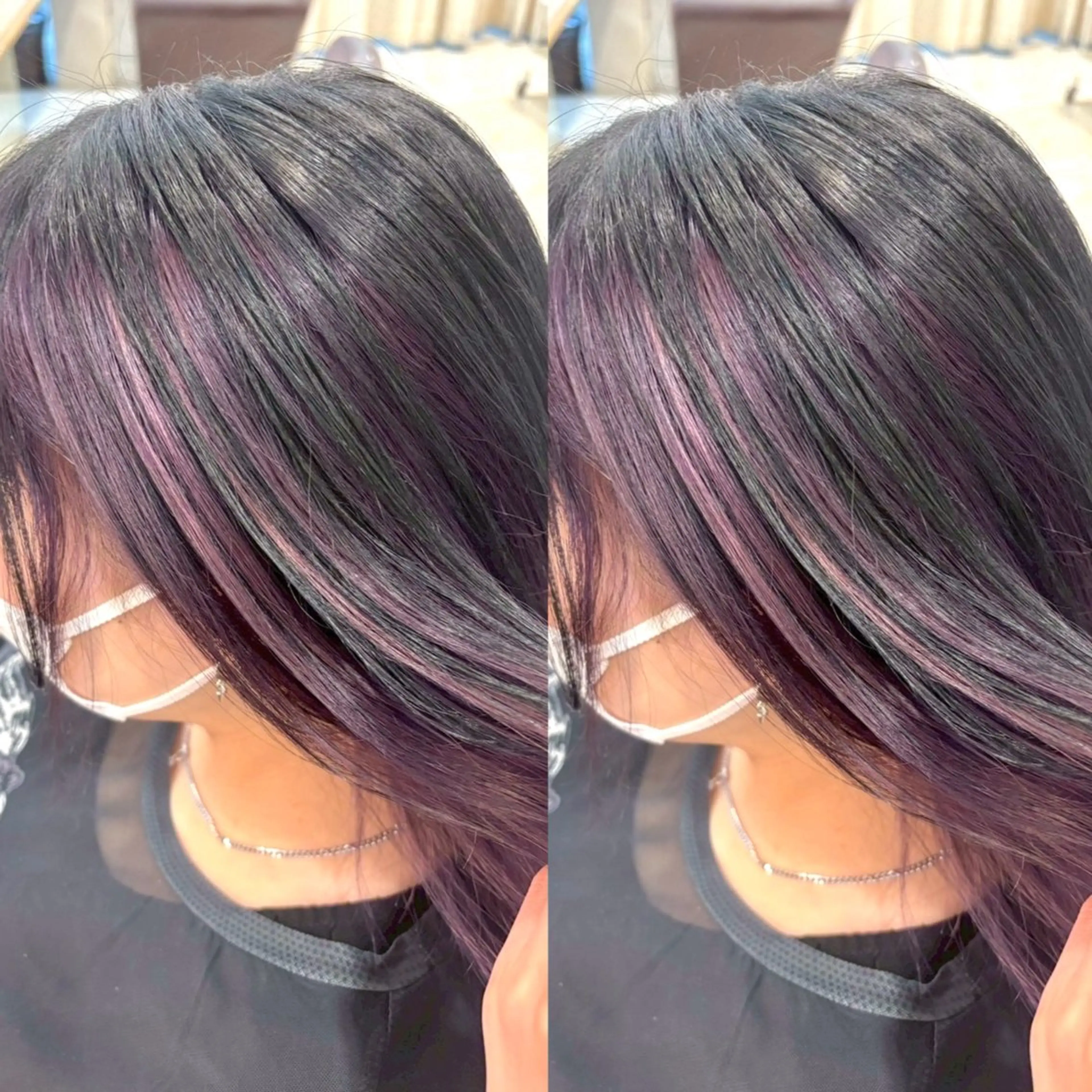 カラー ブリーチ インナーカラー ヘアカラー ヘアメ🎀推しカラー 🥣横浜/しほ🧸のヘアスタイル