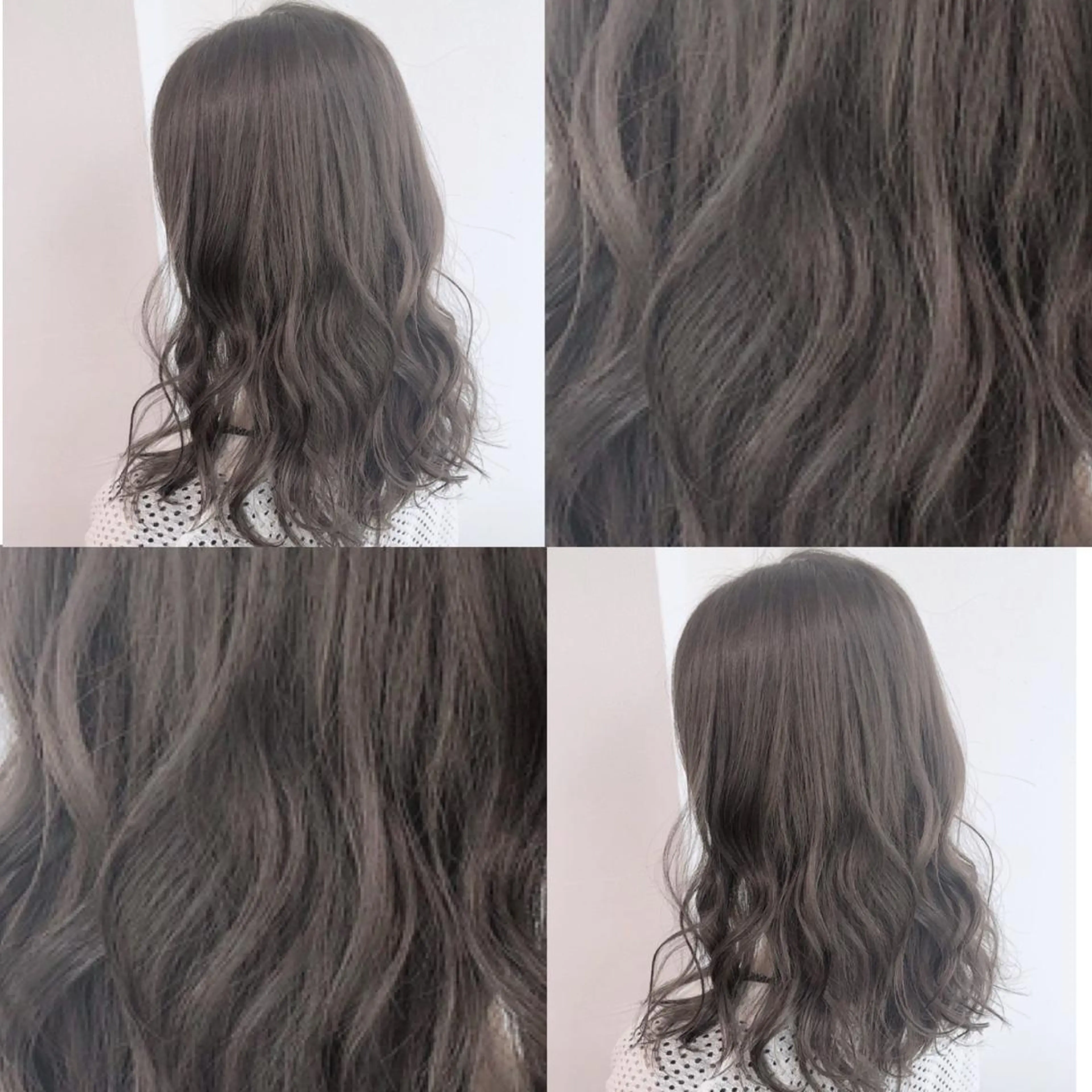 セミロング 韓国風ベージュ🤎 赤みなし🌿横浜🤎のヘアスタイル