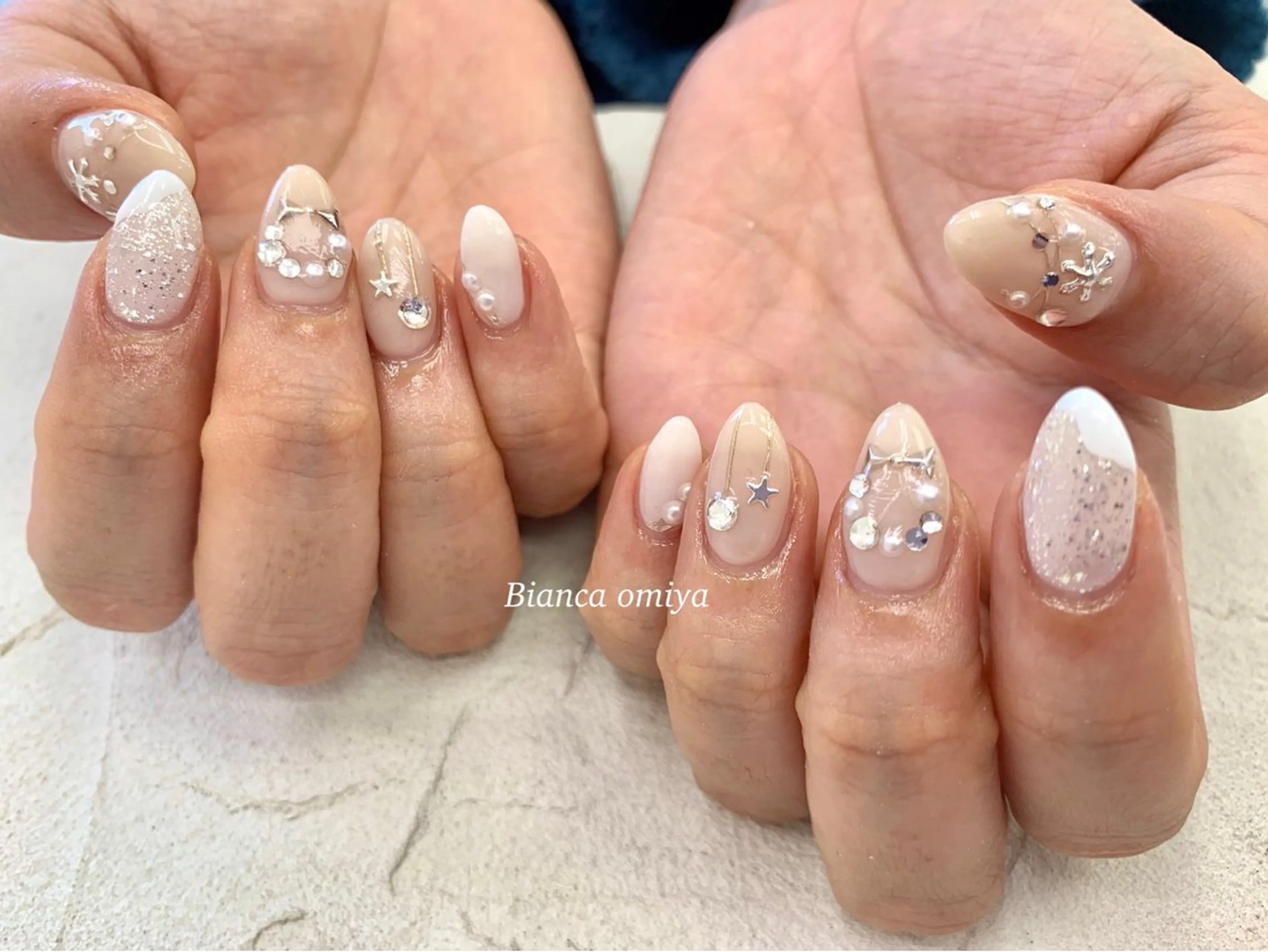 ネイル Bianca大宮 katoᕱ⑅ᕱﾞのネイルデザイン