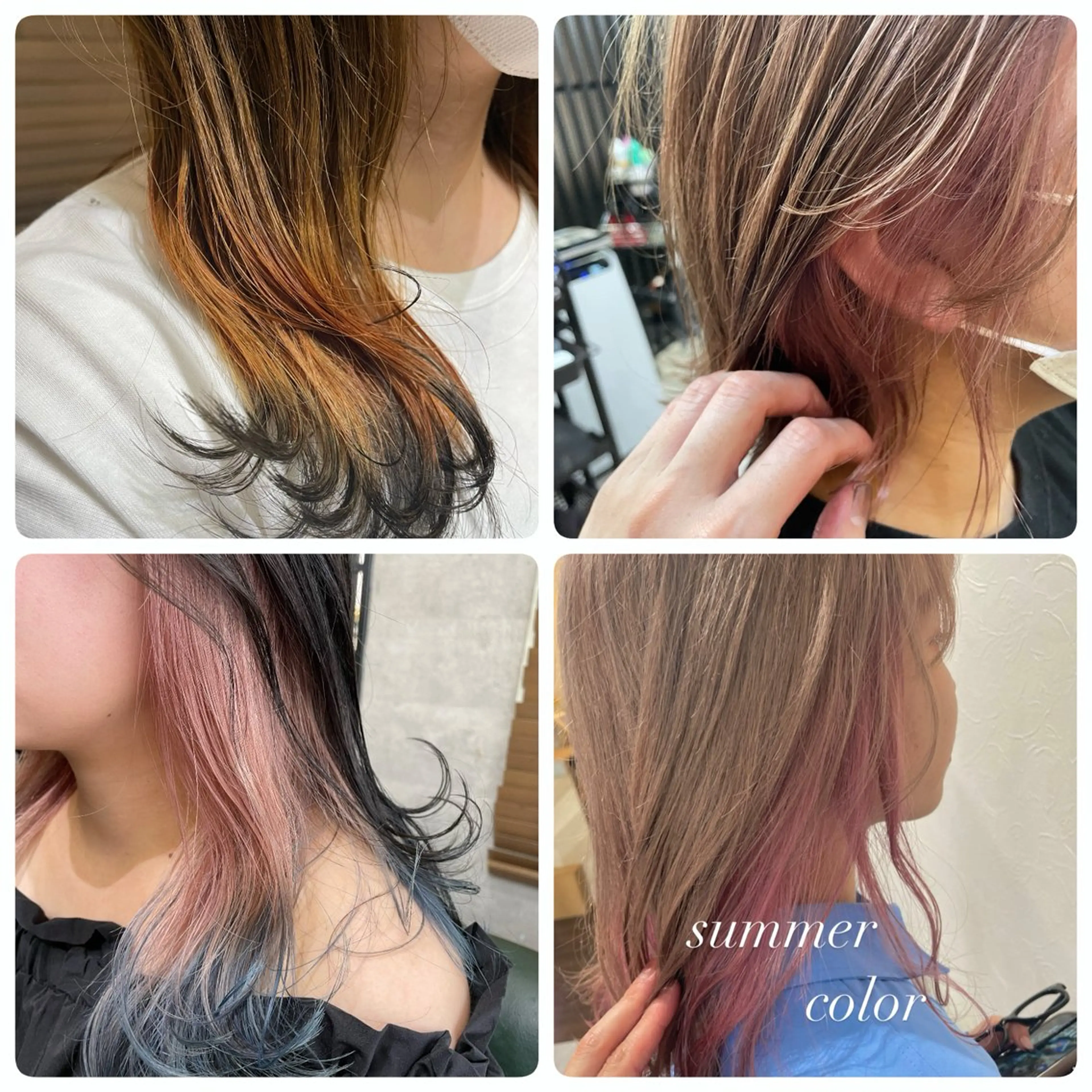 セミロング ヘアカラー ROSSO ✂︎officialのヘアスタイル