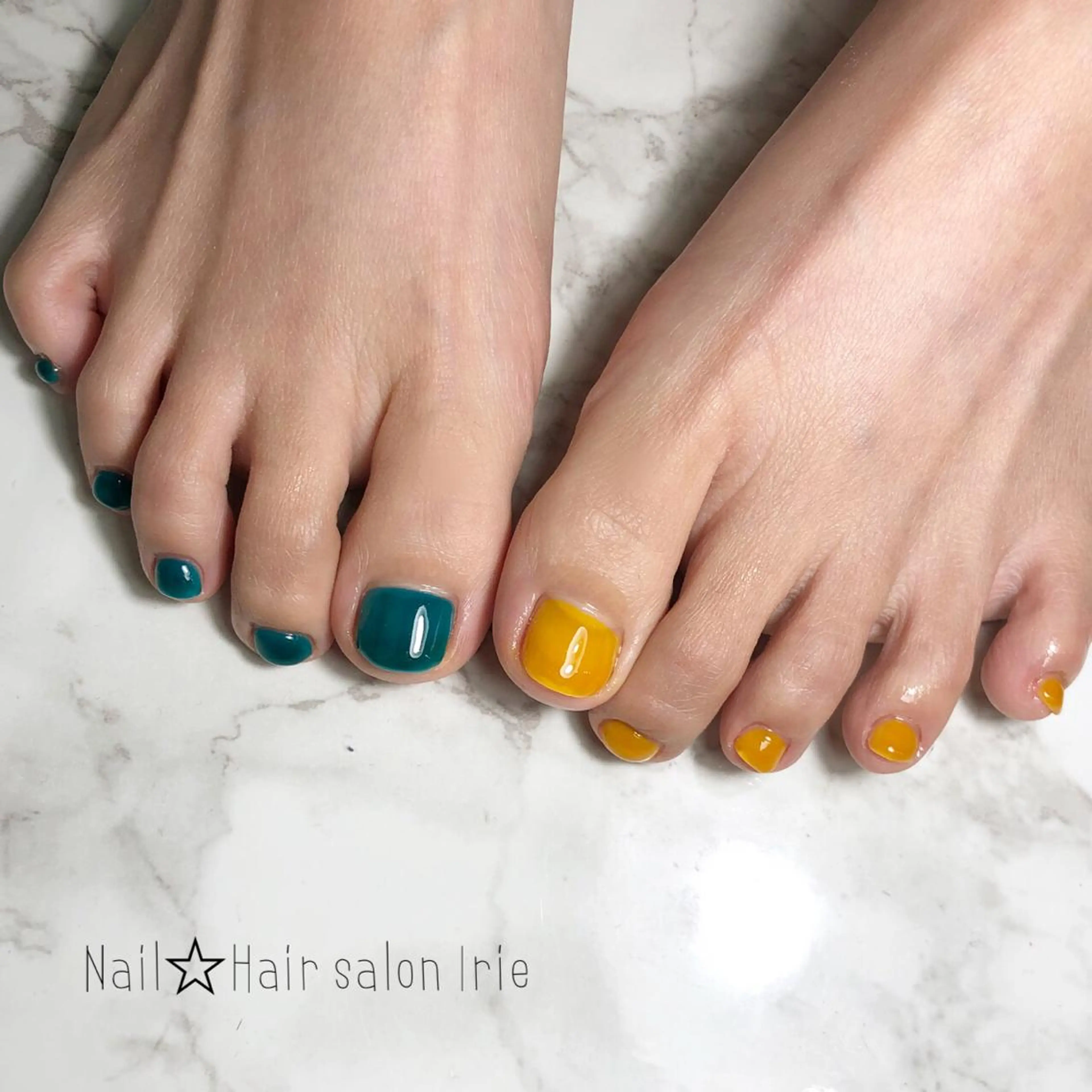 ネイル フットネイル Hair salon Irie所属・與儀 知佳のネイルデザイン