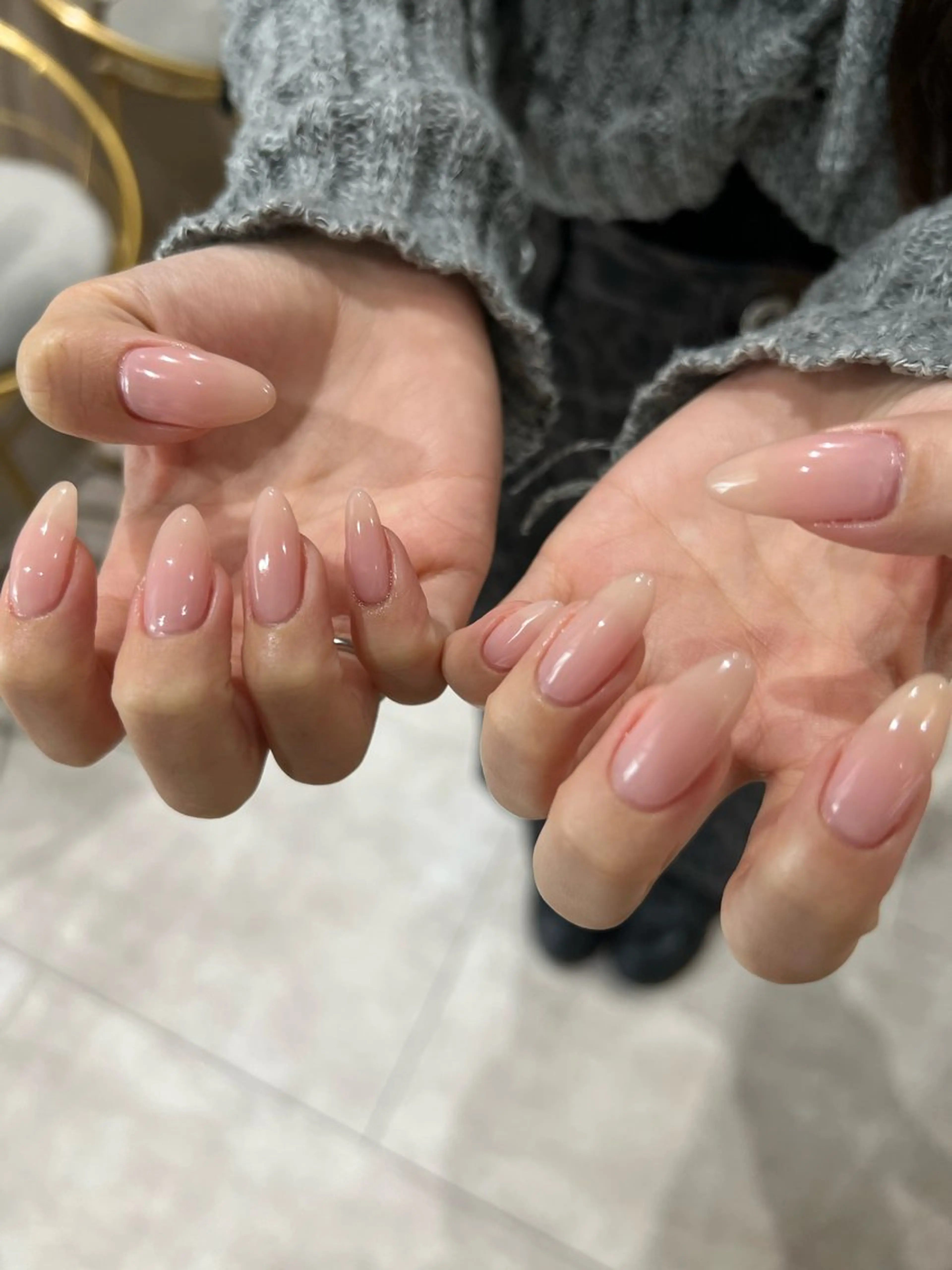 【ハンド】ワンカラーorグラデーション オフ有りの写真