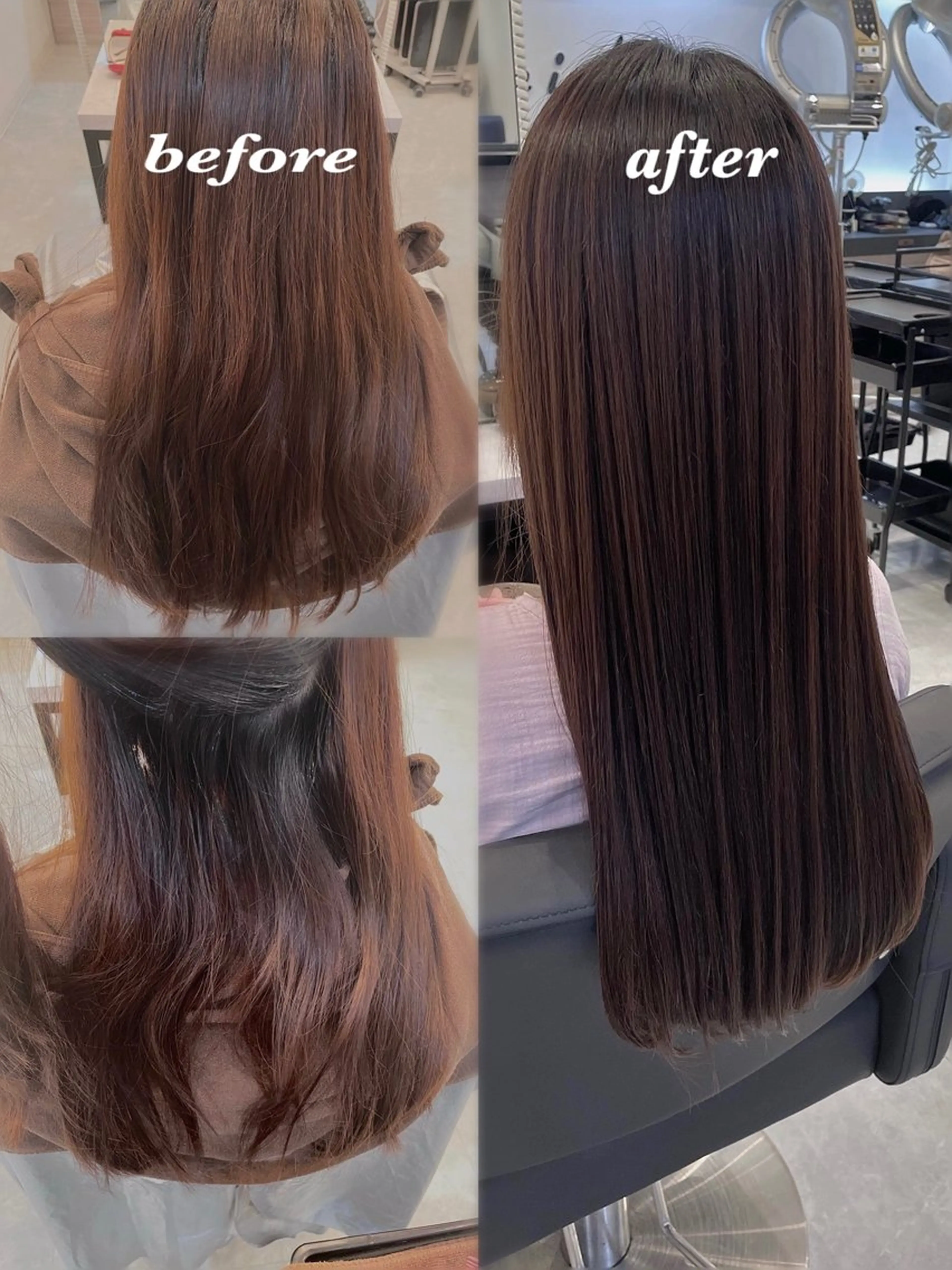 ロング パーマ ストレートパーマ AINE 🧚🏻‍♀️のヘアスタイル