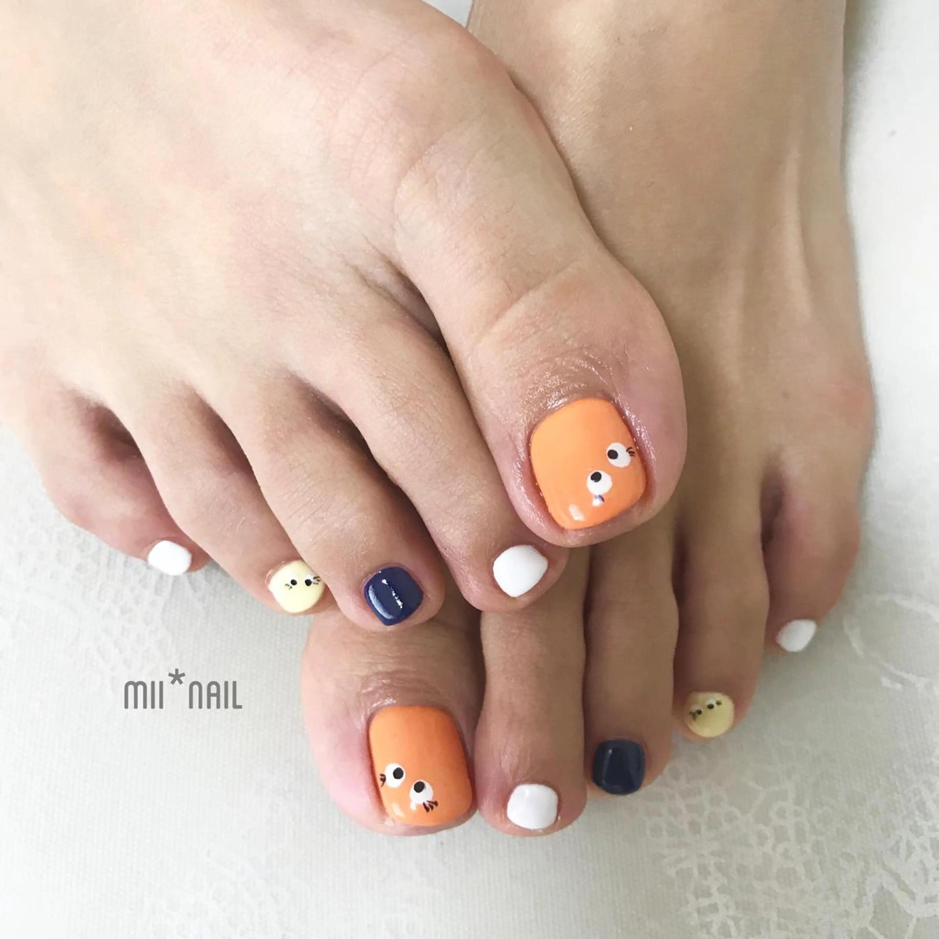 ネイル フットネイル MII*NAIL／ 美フォルムsalonのネイルデザイン
