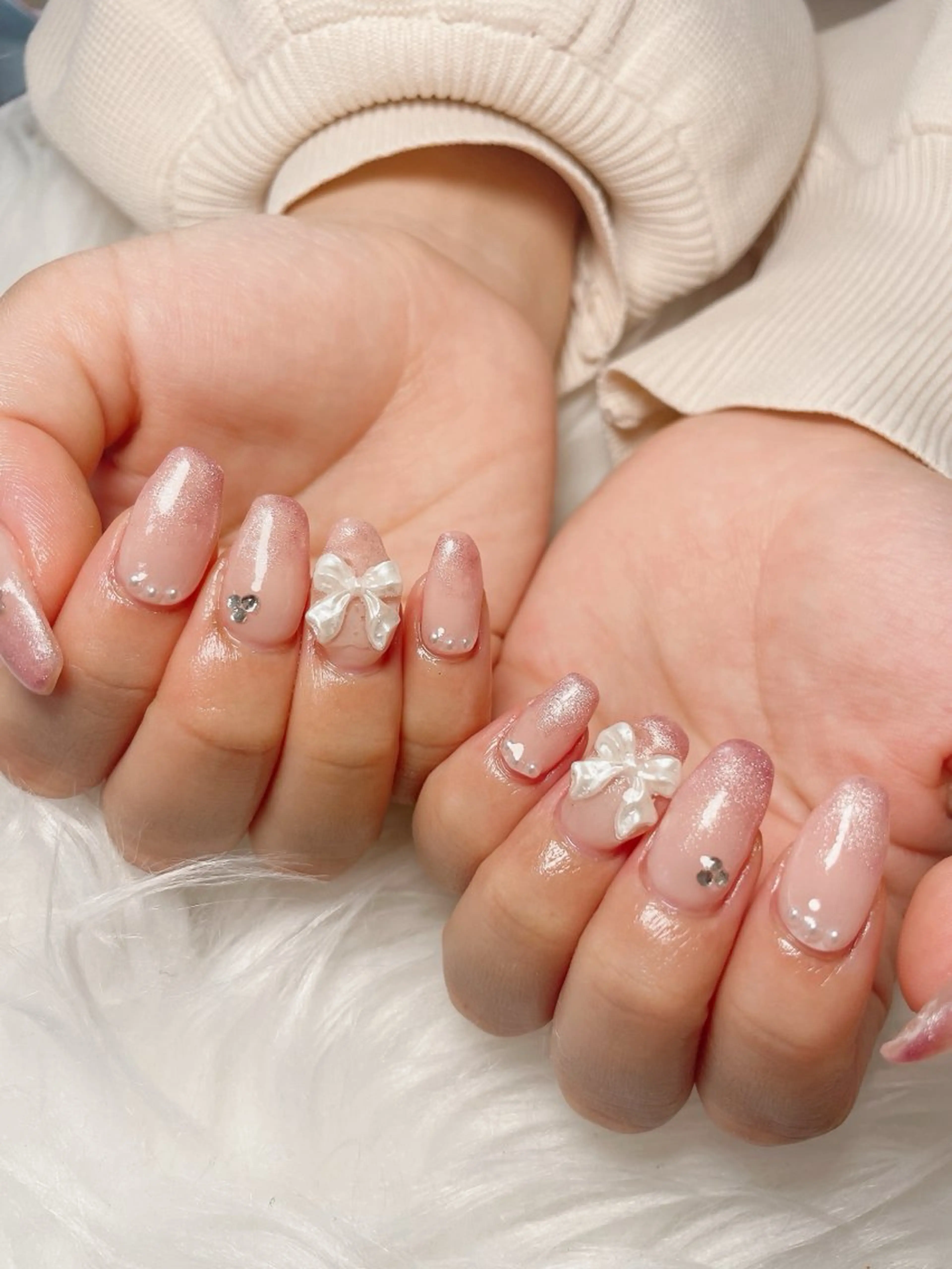 ネイル リボン nailsalon Rinのネイルデザイン