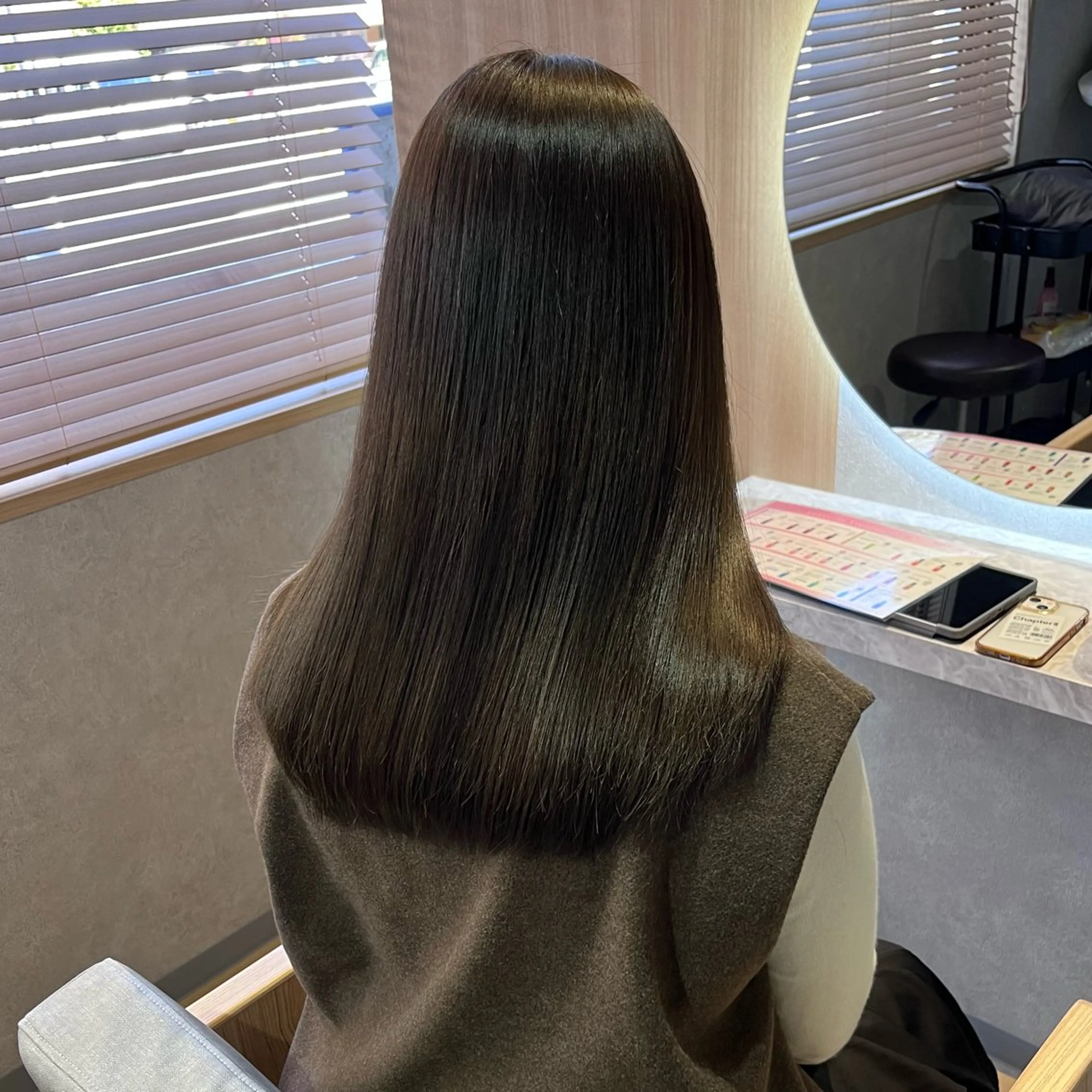 【髪質改善】カット+カラー+酸熱トリートメントの写真