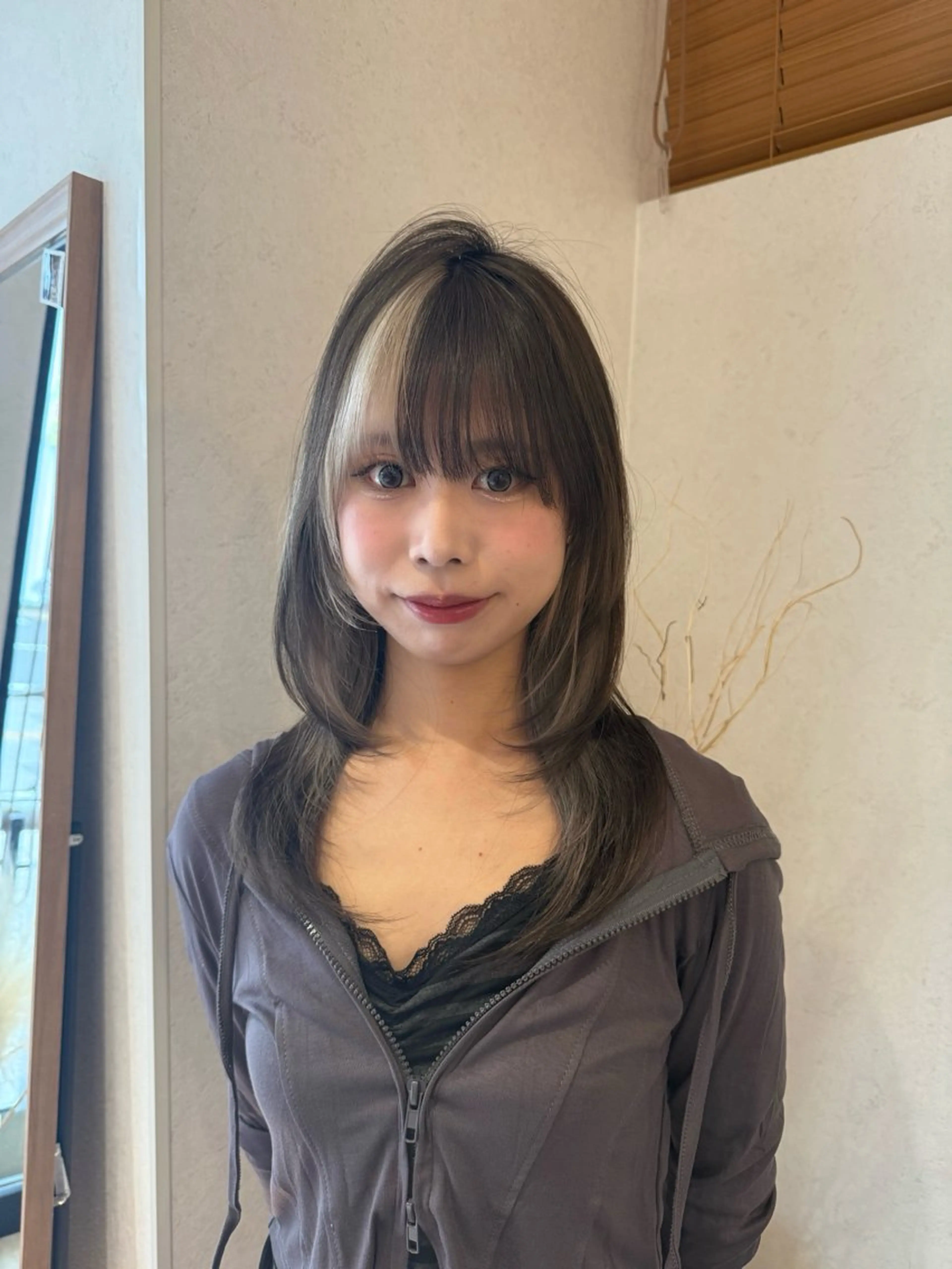 セミロング カラー ヘアカラー トリートメント レイヤー/似合わせ/ yuan⟡.·のヘアスタイル